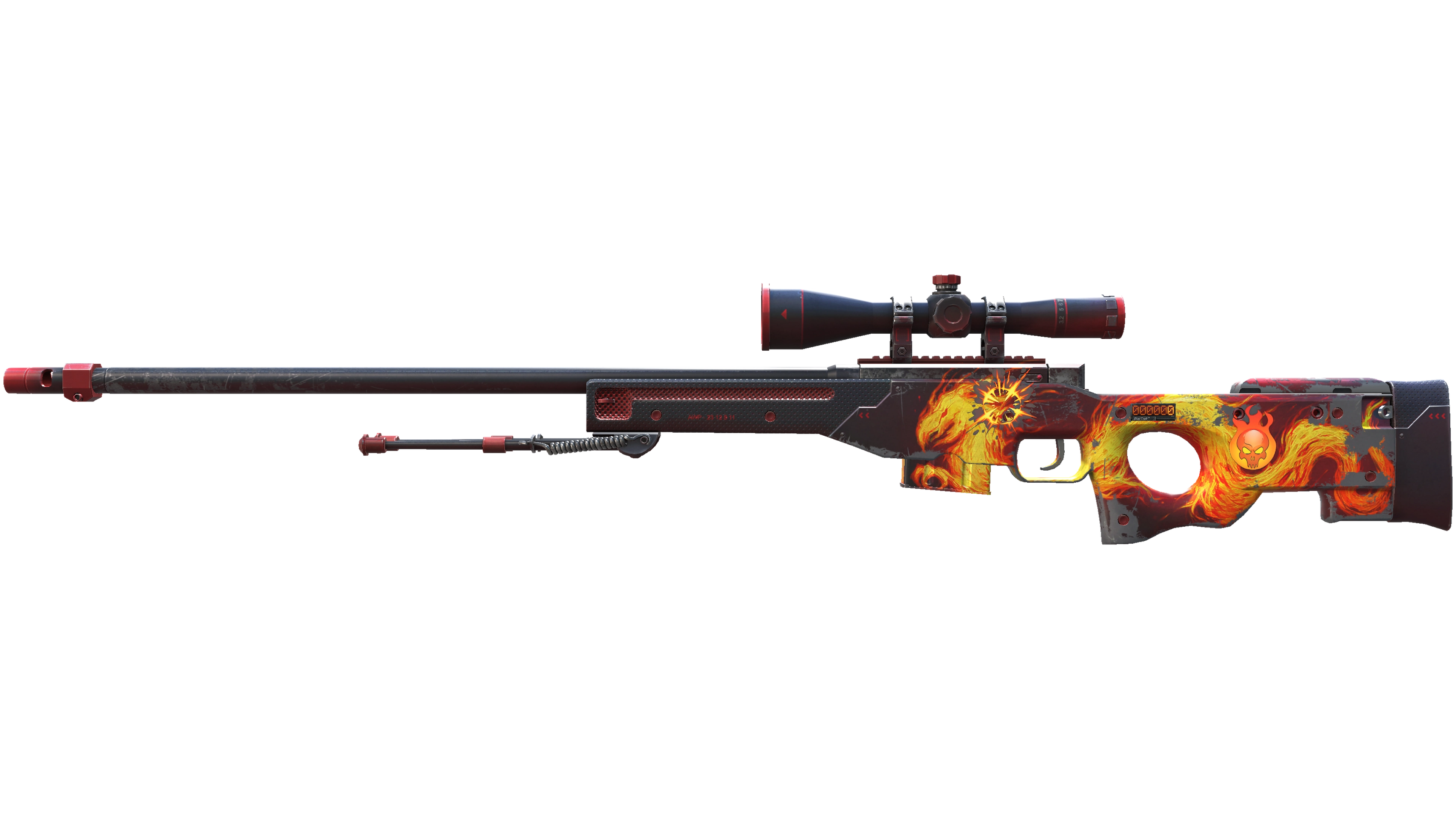 StatTrak™ AWP | Wildfire (Well-Worn)