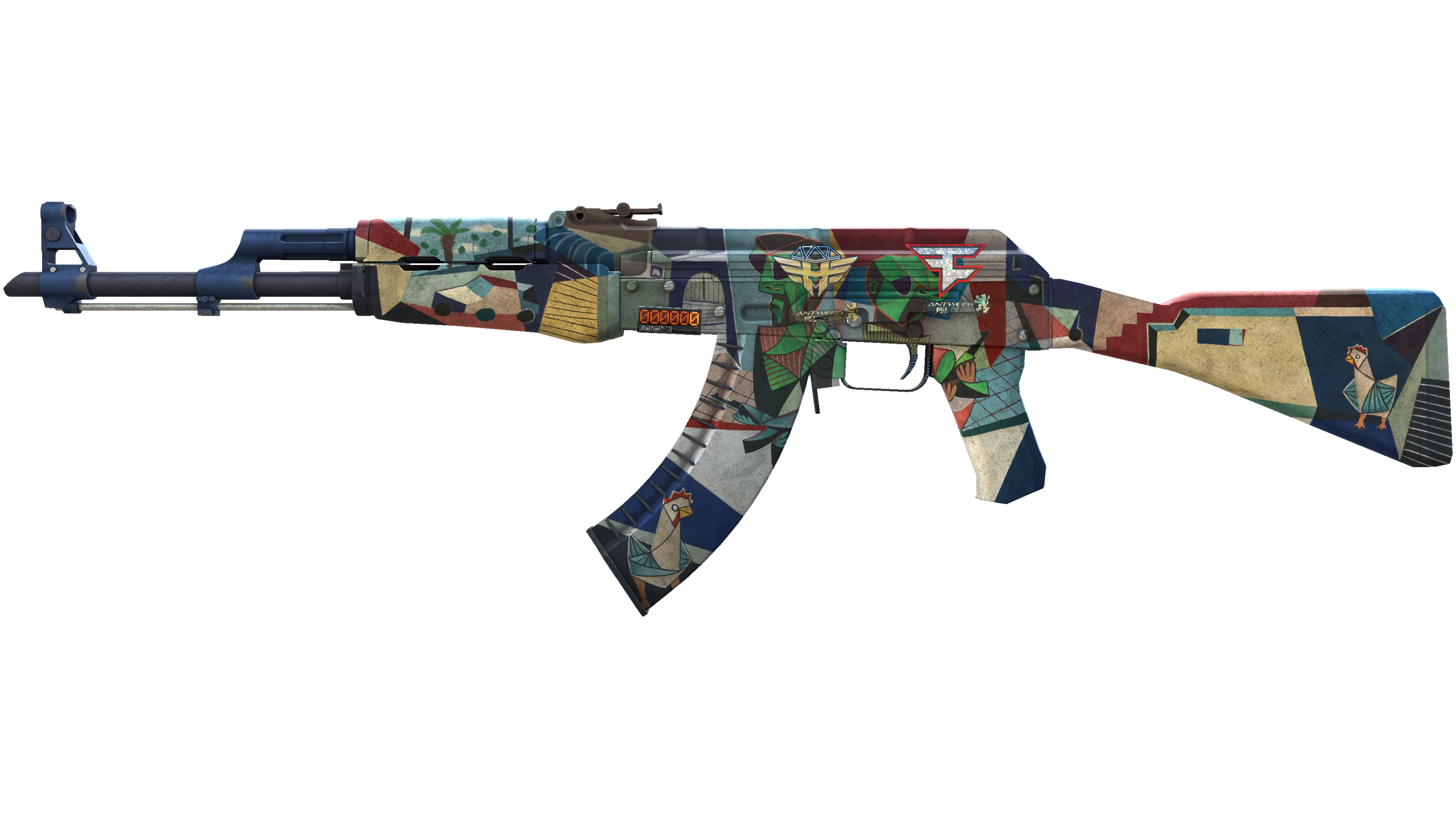 StatTrak™ AK-47 | Leet Museo (Battle-Scarred)