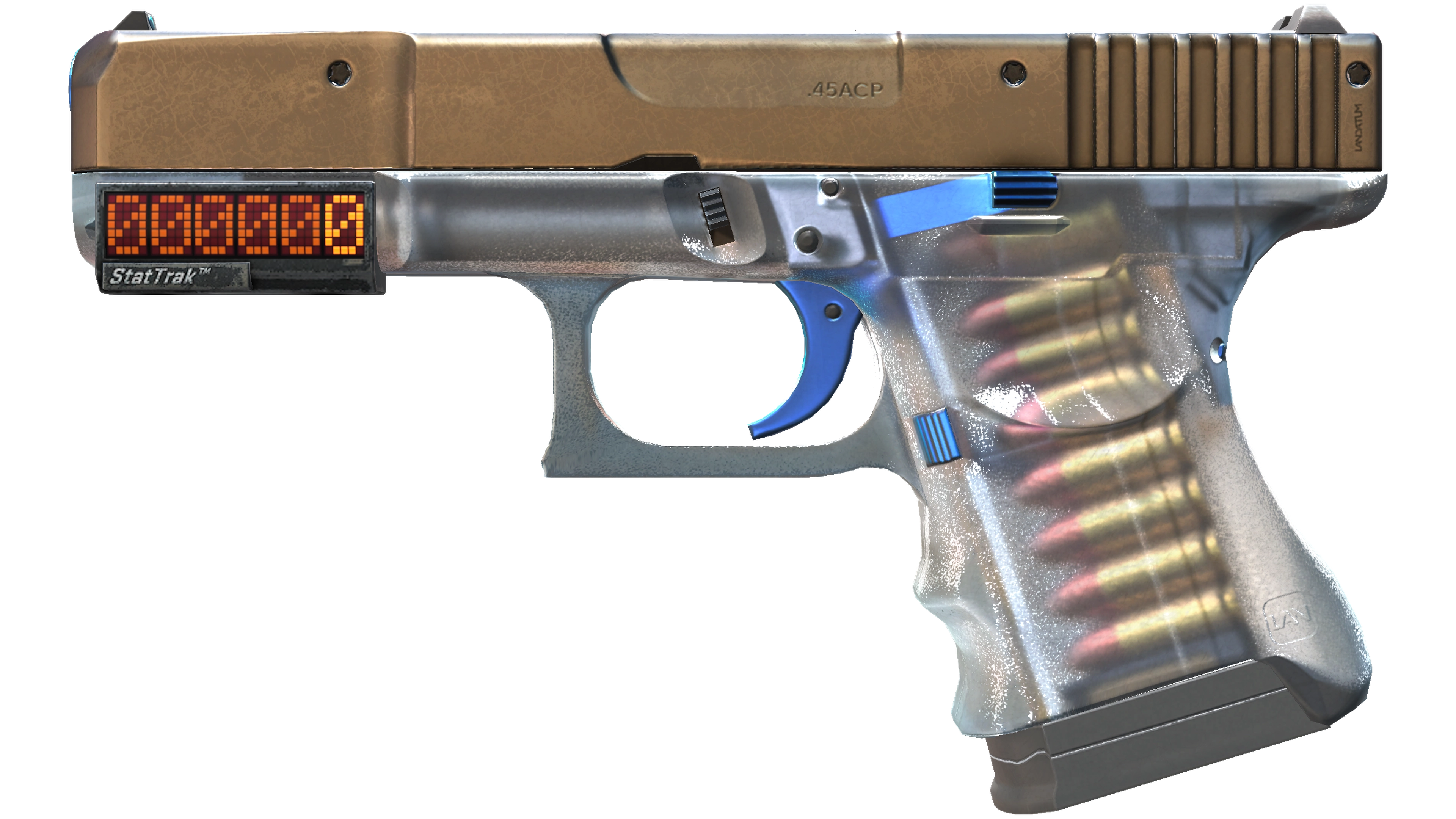 StatTrak™ Glock-18 | Clear Polymer (Minimal Wear) thumbnail
