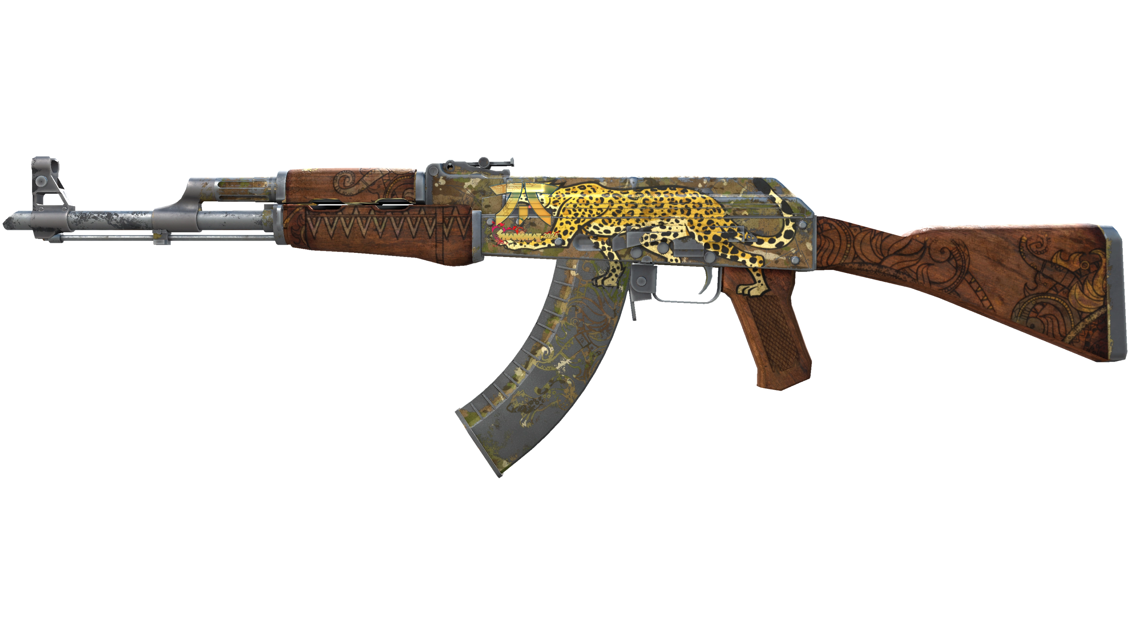 Souvenir AK-47 | Panthera onca (Battle-Scarred)