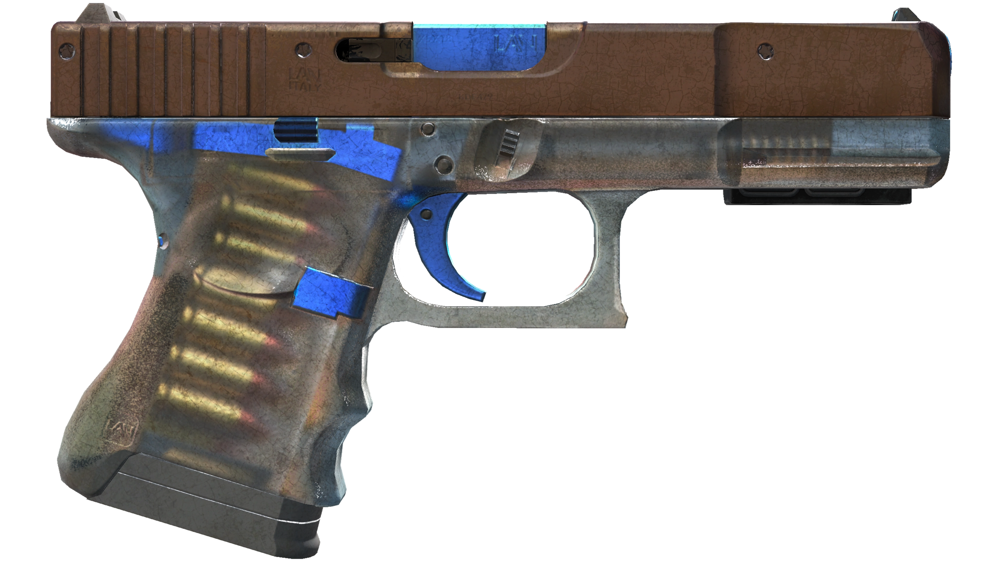 StatTrak™ Glock-18 | Clear Polymer (Battle-Scarred) thumbnail