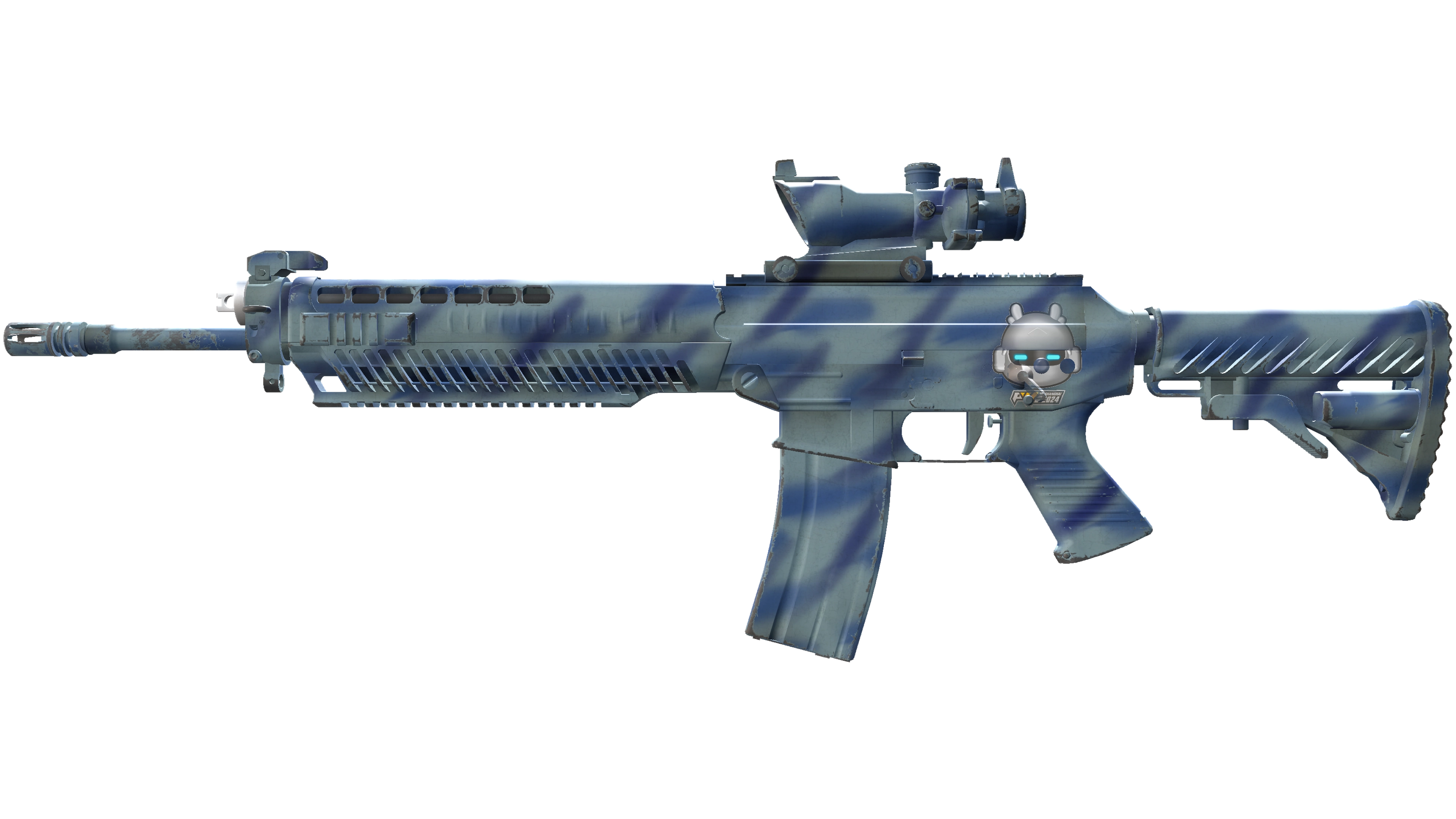 SG 553 | Wave Spray (Minimal Wear)
