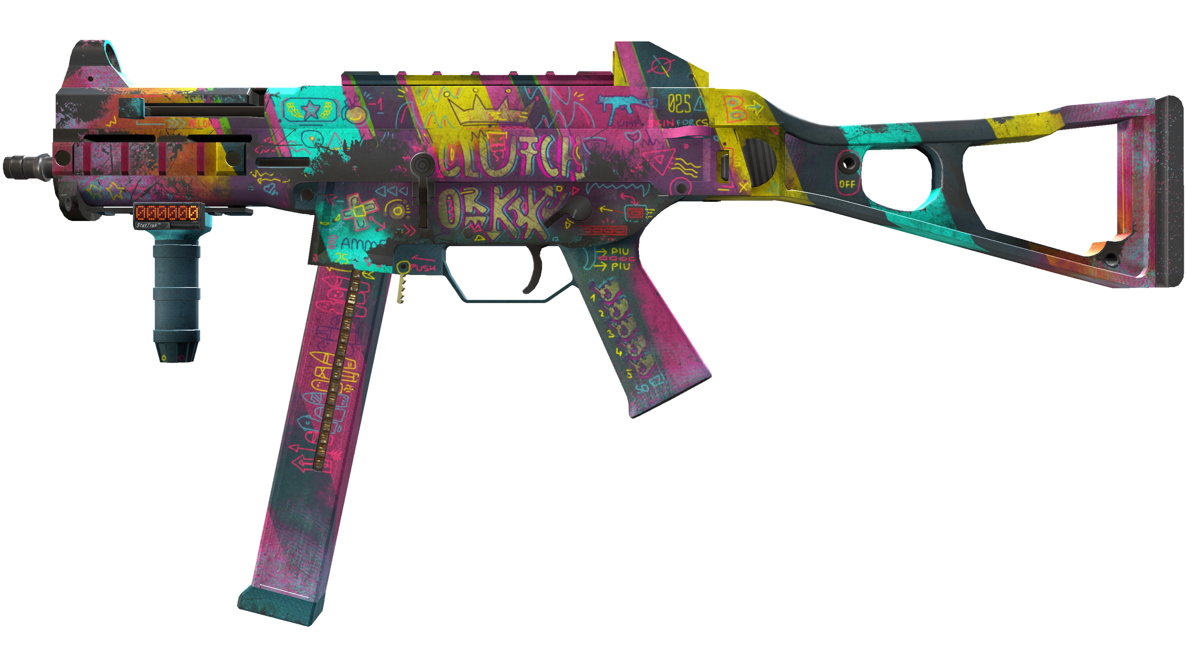 StatTrak™ UMP-45 | Wild Child (Battle-Scarred) 缩略图