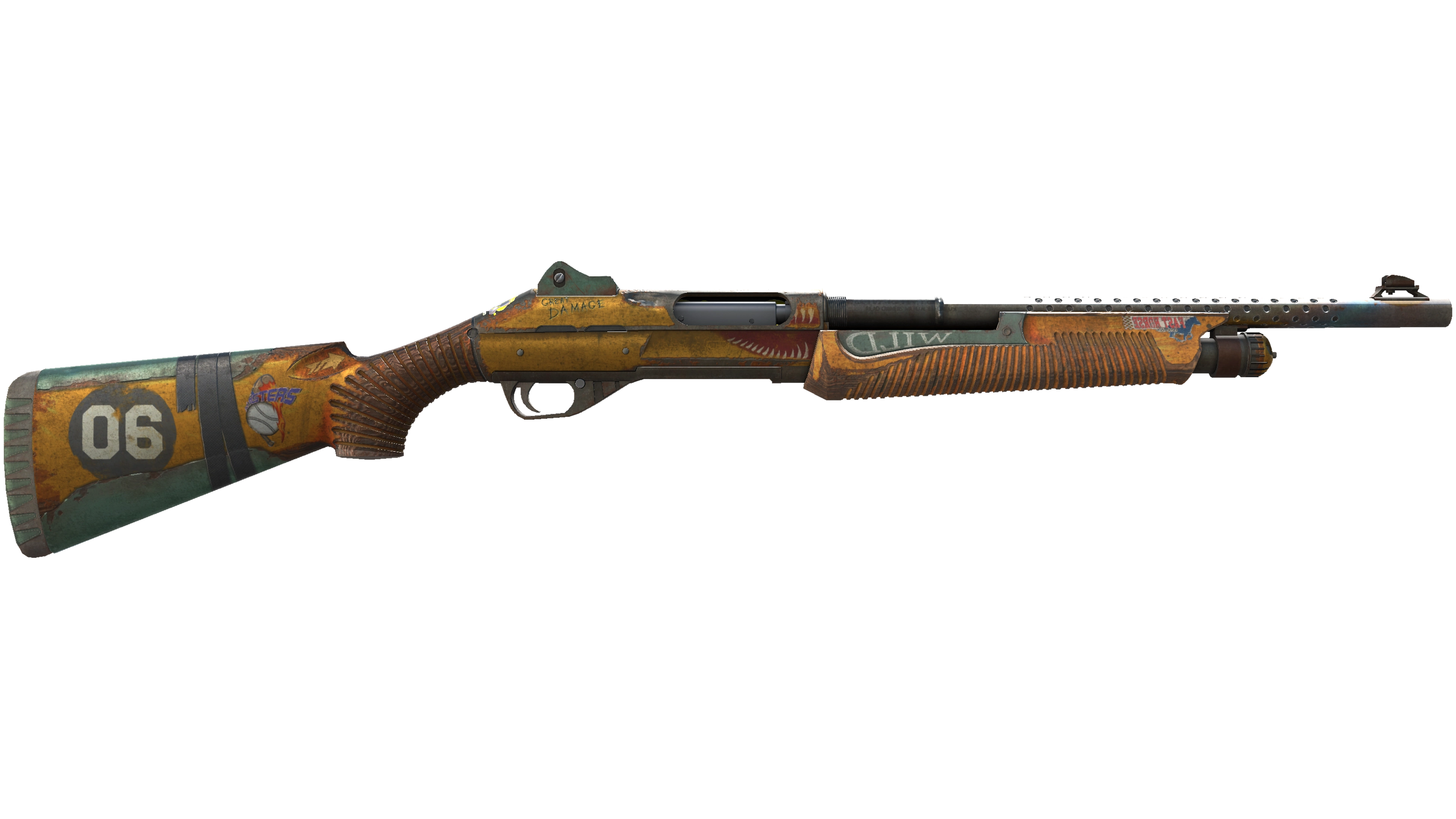StatTrak™ Nova | Wild Six (Battle-Scarred) thumbnail