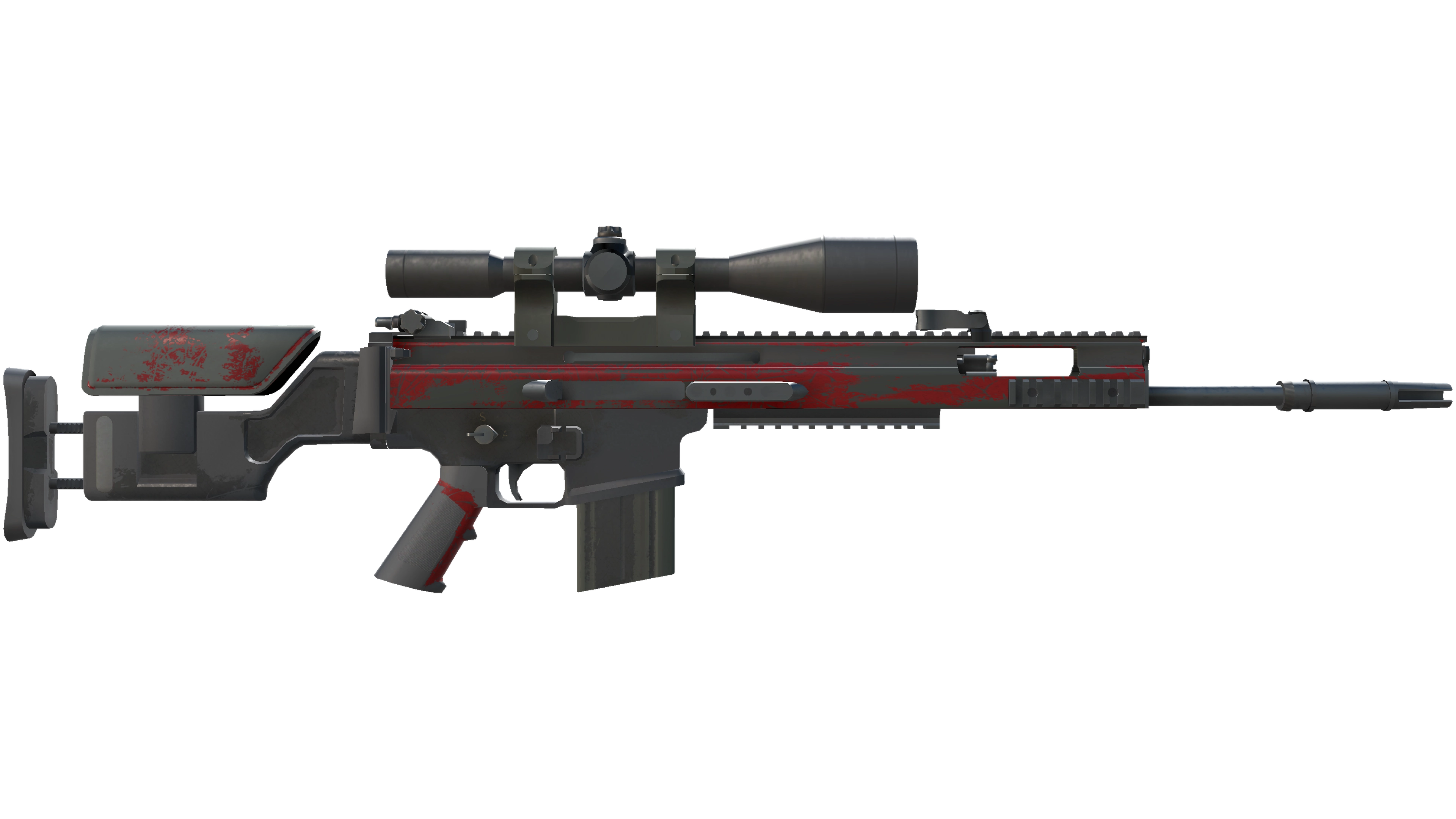StatTrak™ SCAR-20 | Crimson Web (Battle-Scarred) thumbnail