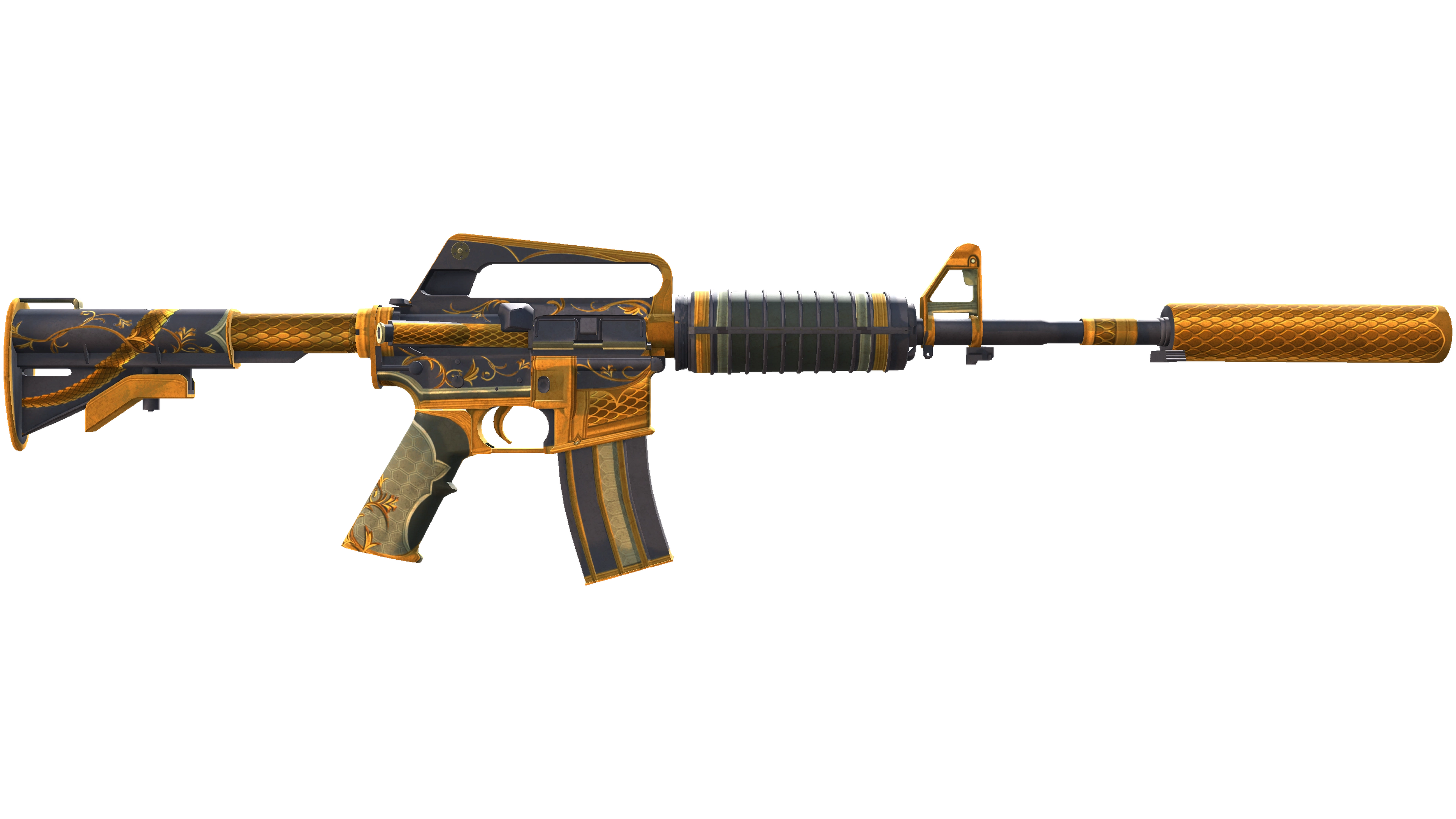 StatTrak™ M4A1-S | Golden Coil (Well-Worn) thumbnail