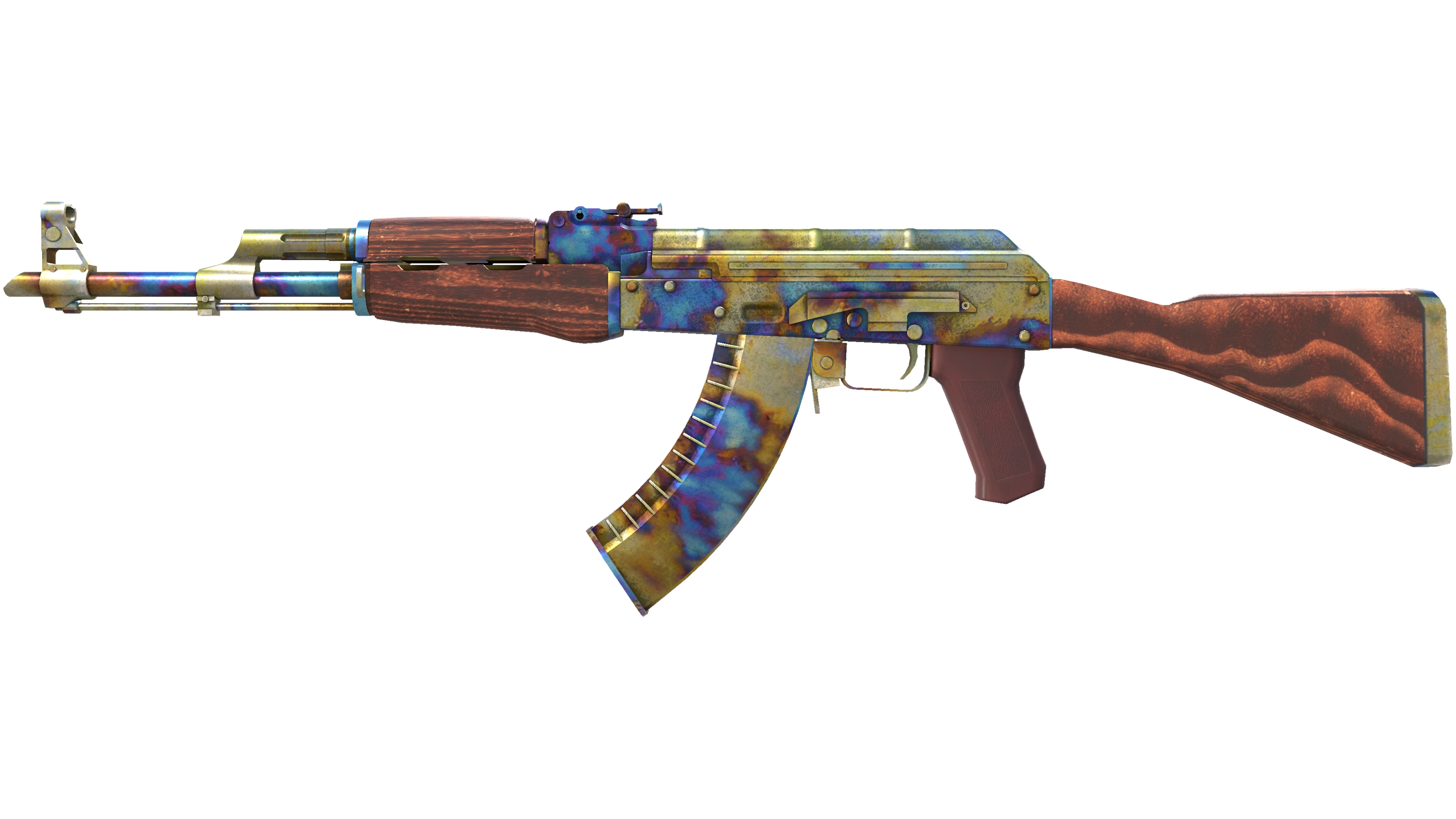 AK-47 | Case Hardened (Well-Worn)