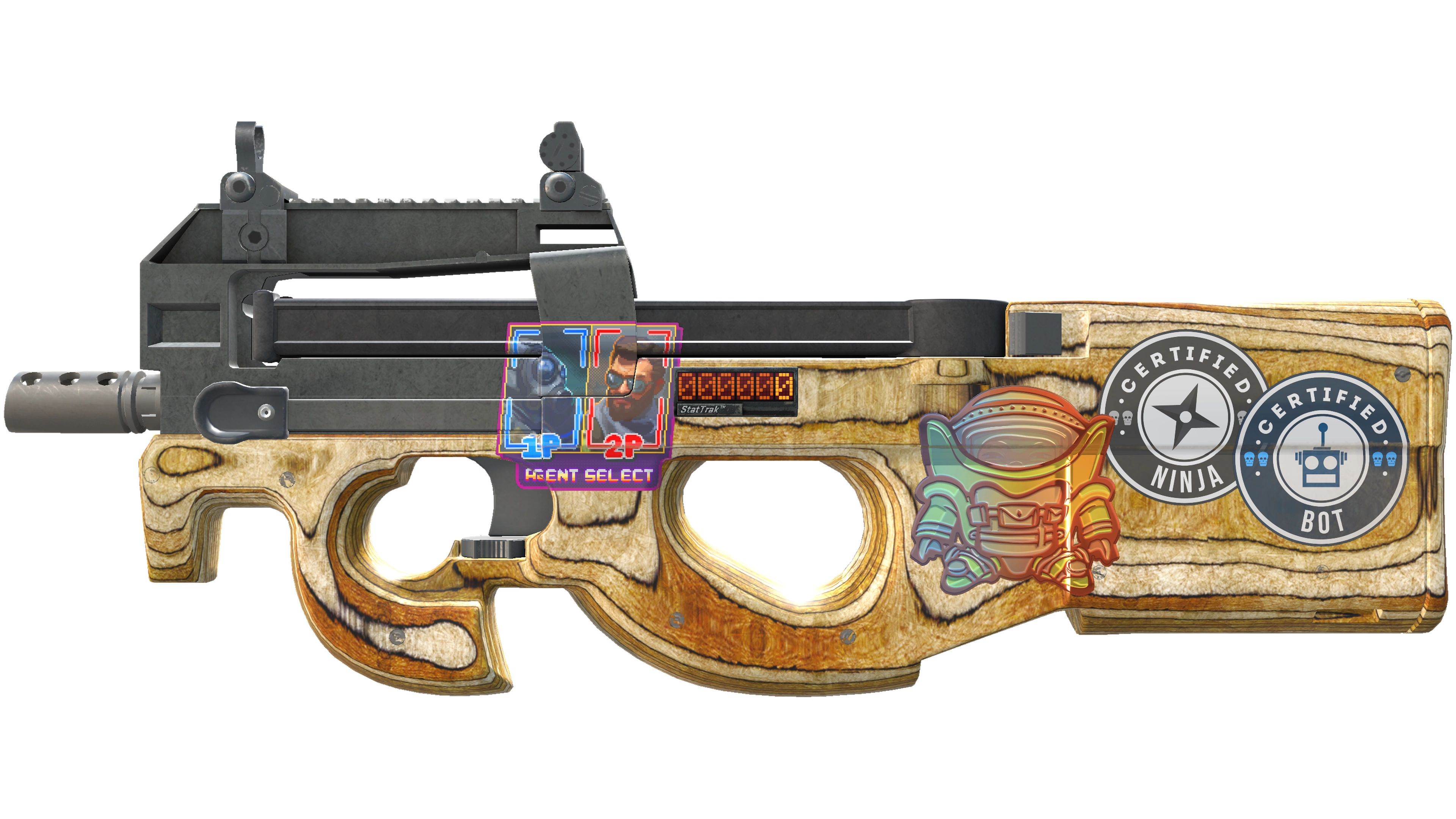StatTrak™ P90 | Shapewood (Field-Tested)