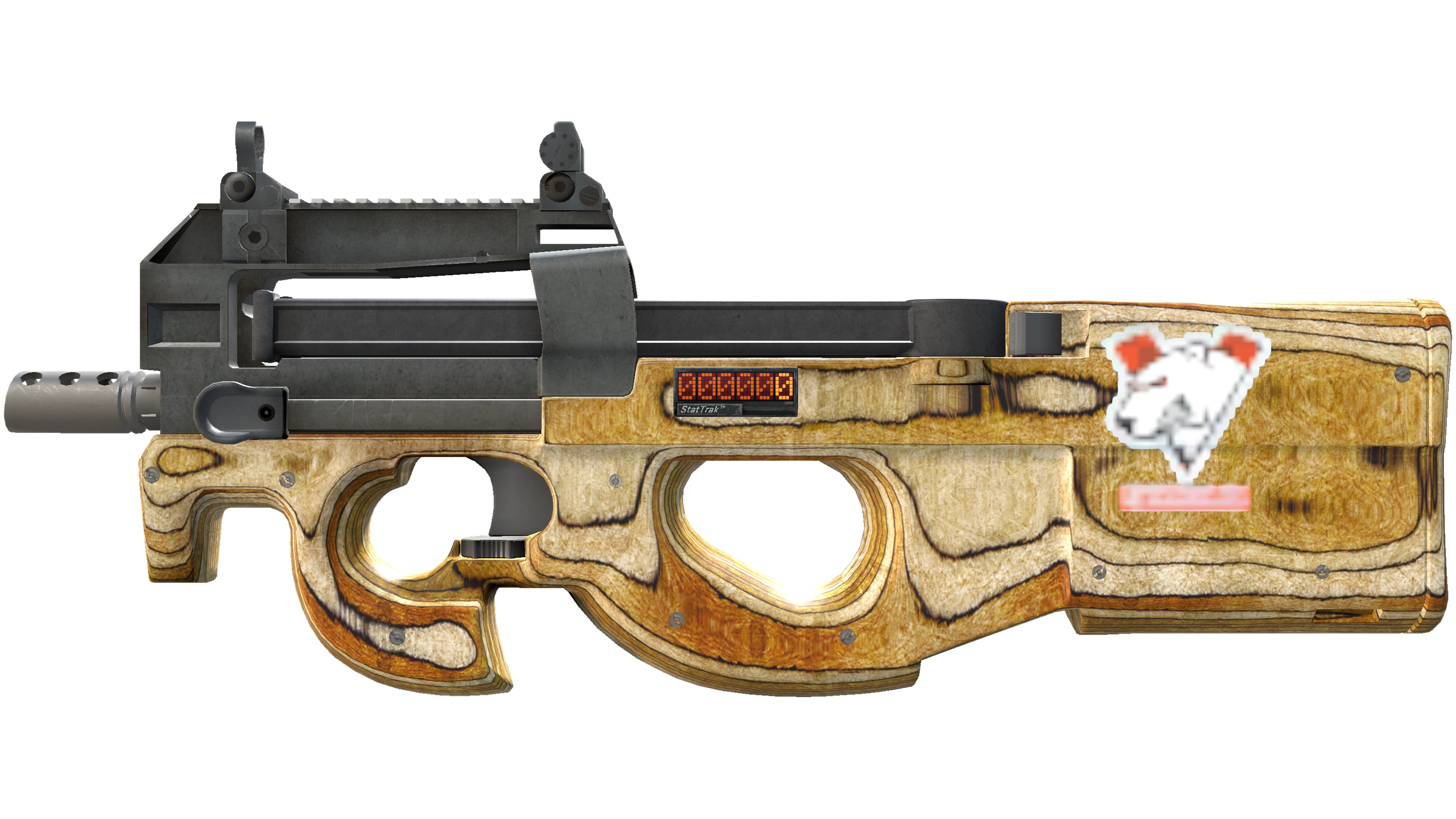 StatTrak™ P90 | Shapewood (Field-Tested)