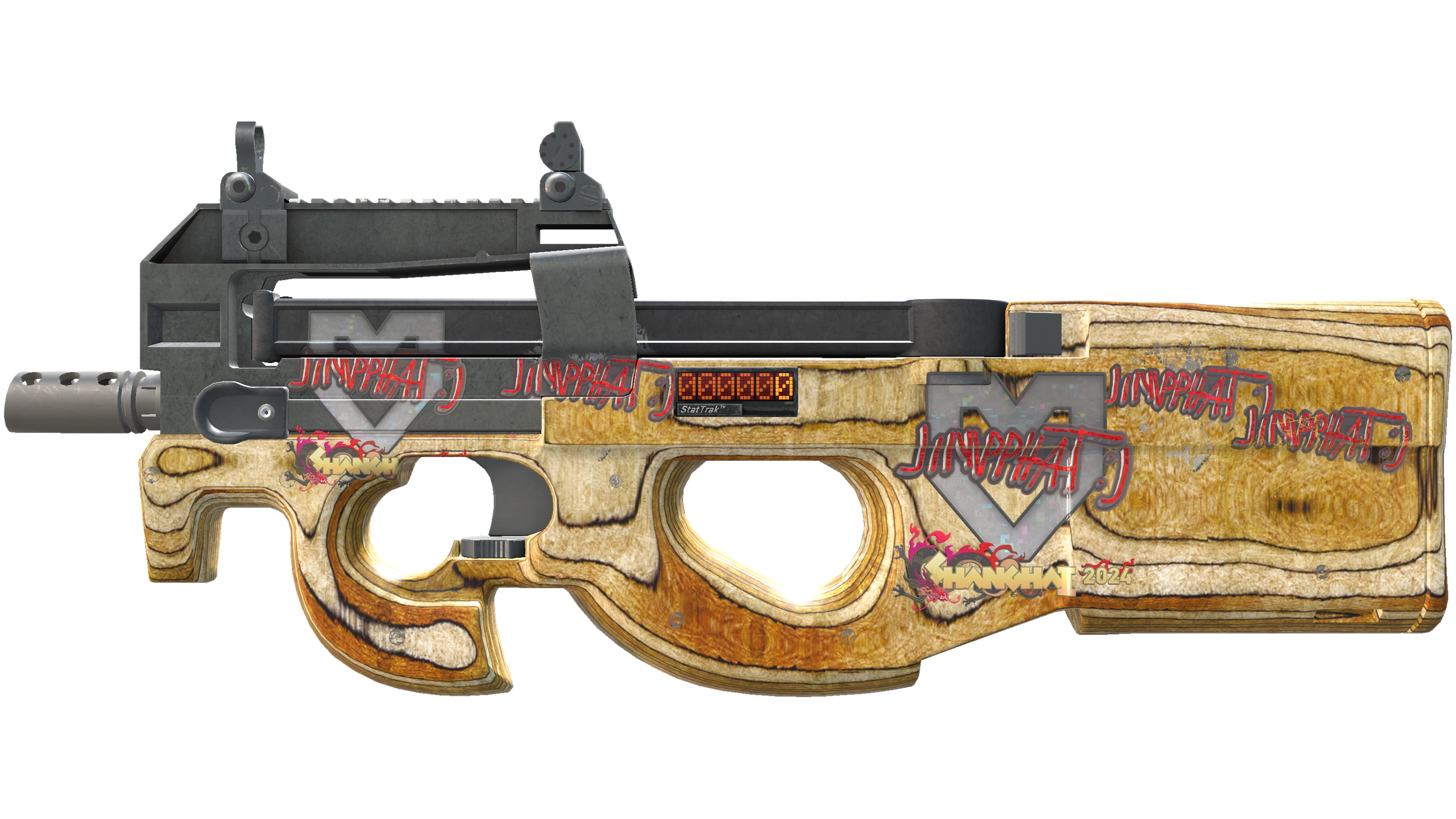 StatTrak™ P90 | Shapewood (Field-Tested)