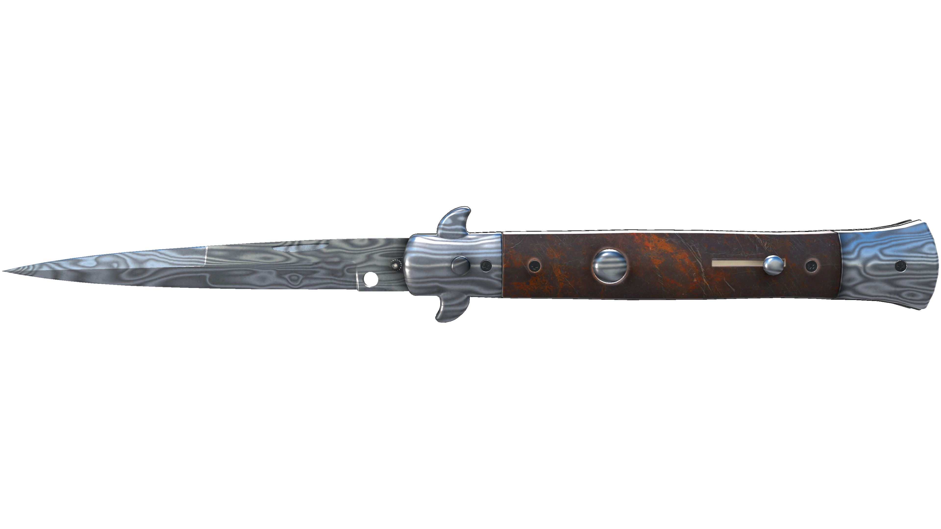 ★ Stiletto Knife | Damascus Steel (Minimal Wear) thumbnail