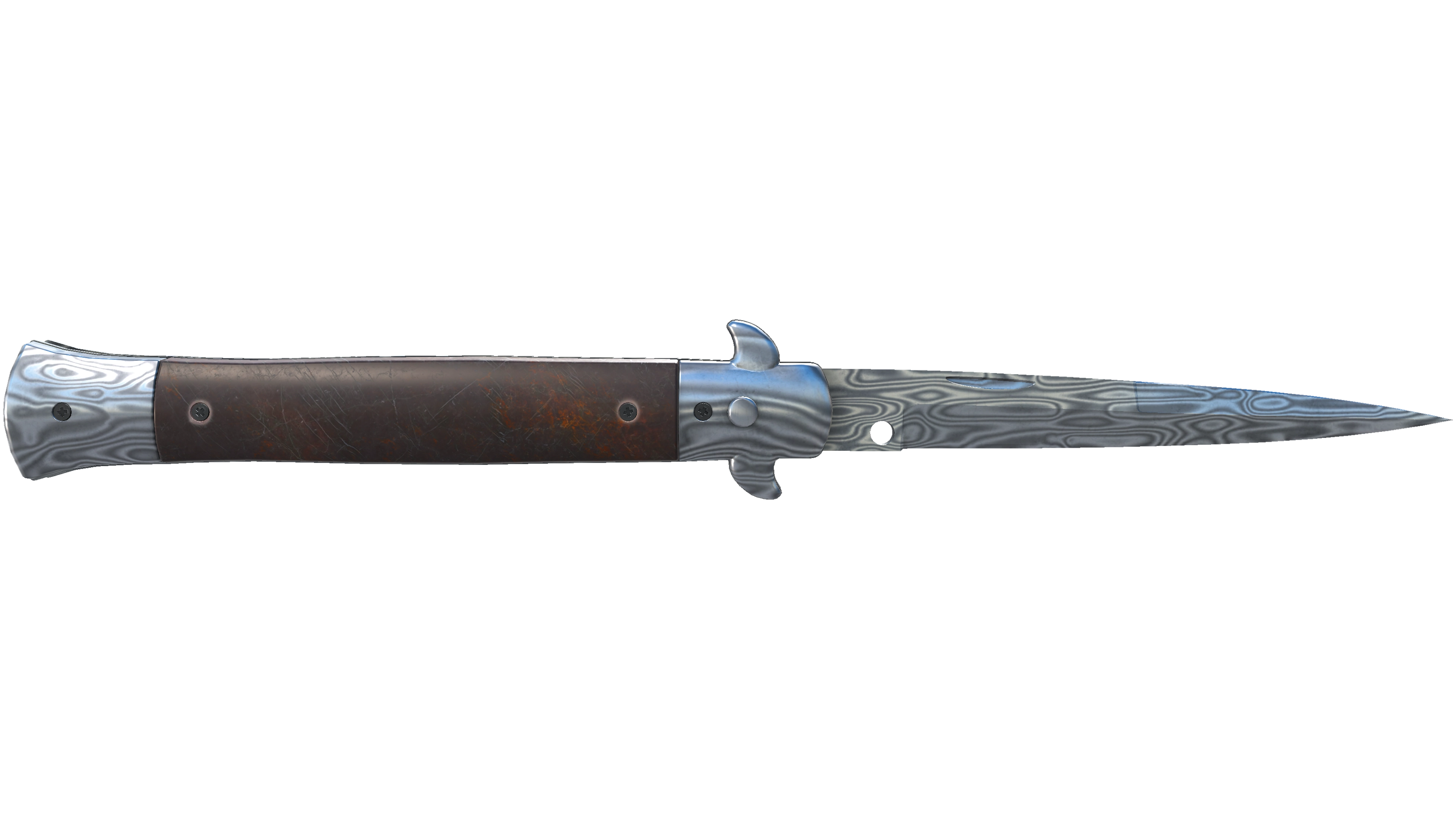★ Stiletto Knife | Damascus Steel (Minimal Wear)