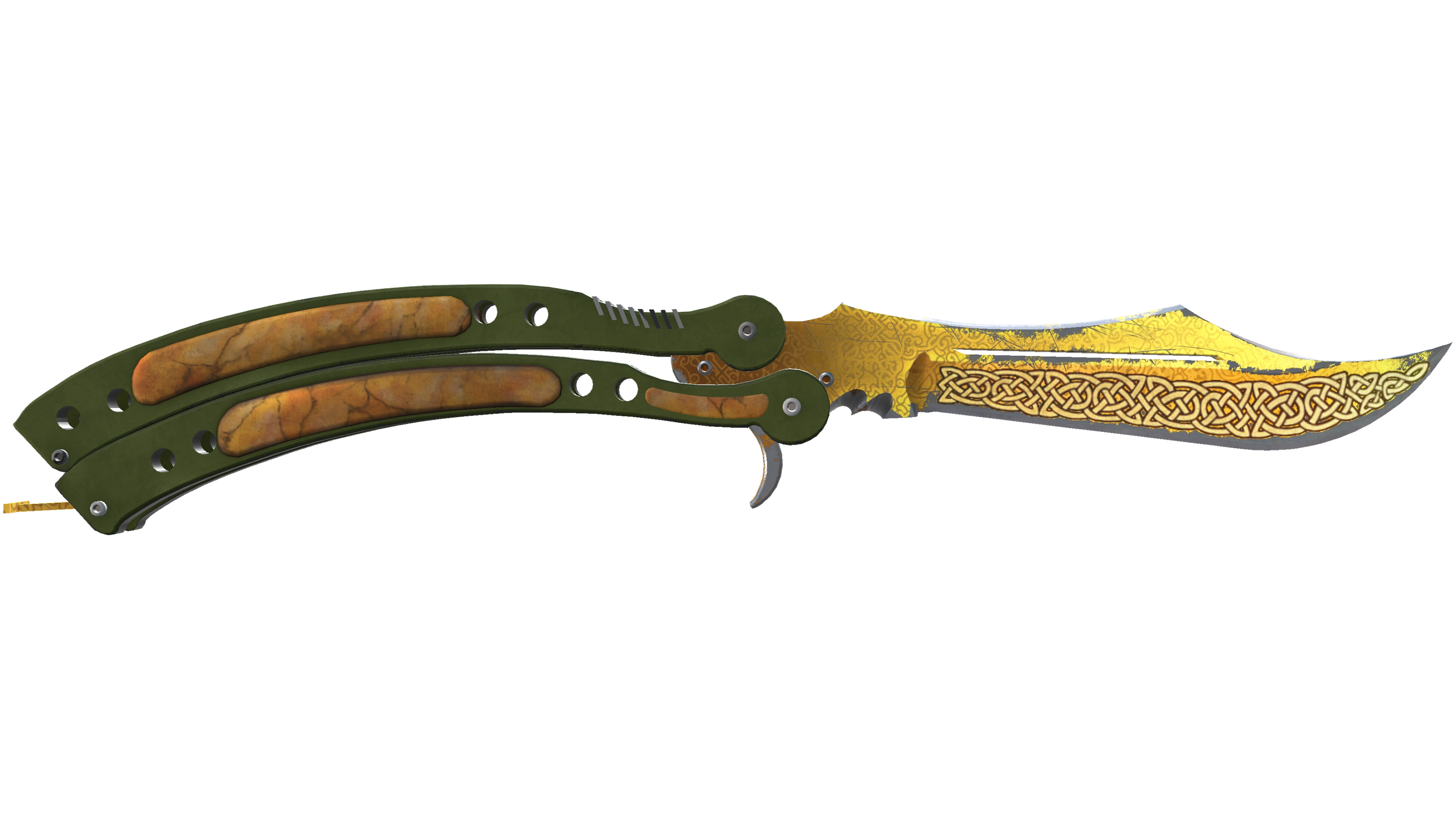 ★ StatTrak™ Butterfly Knife | Lore (Battle-Scarred)