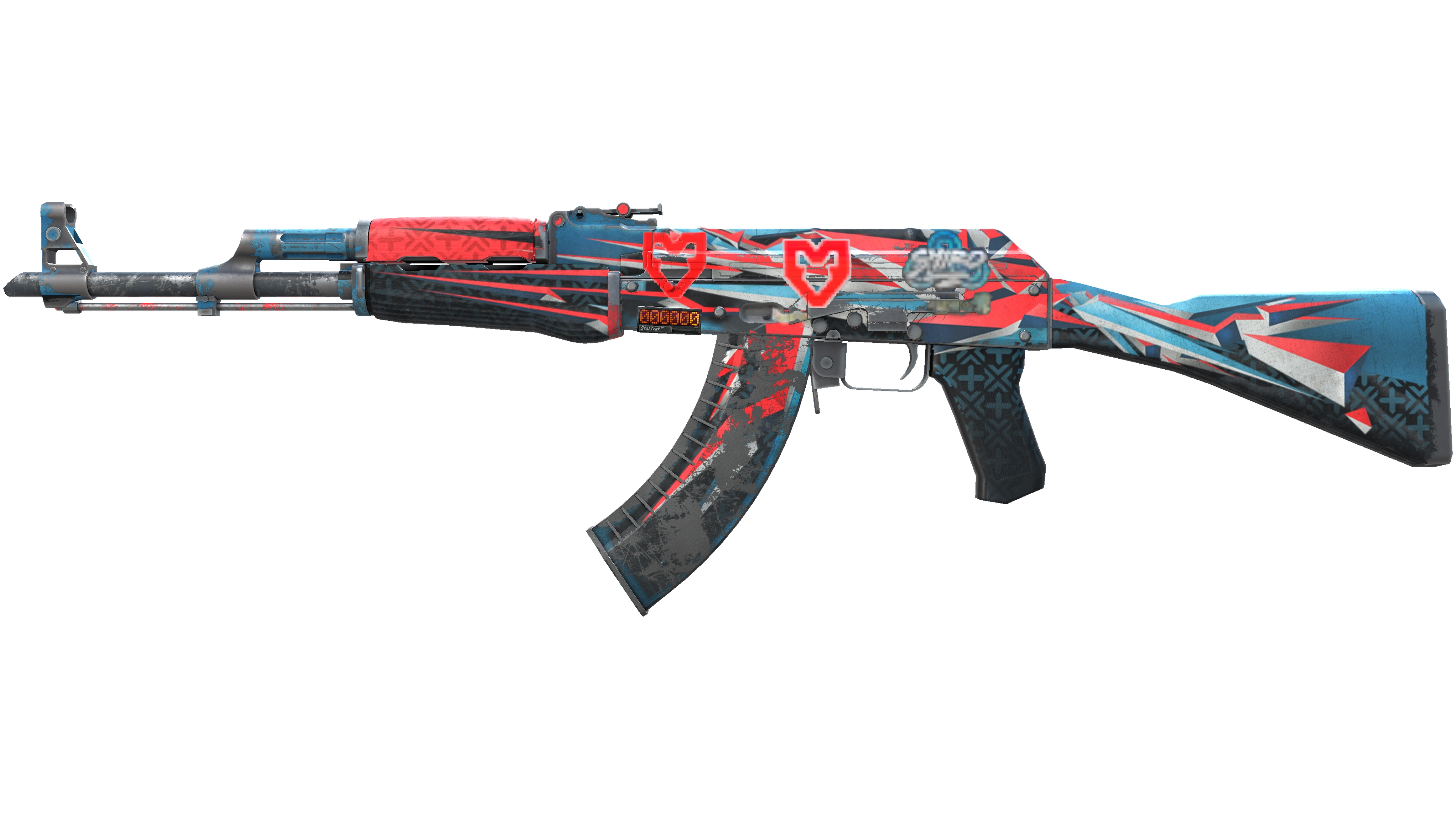 Vorschau von StatTrak™ AK-47 | Point Disarray (Battle-Scarred)