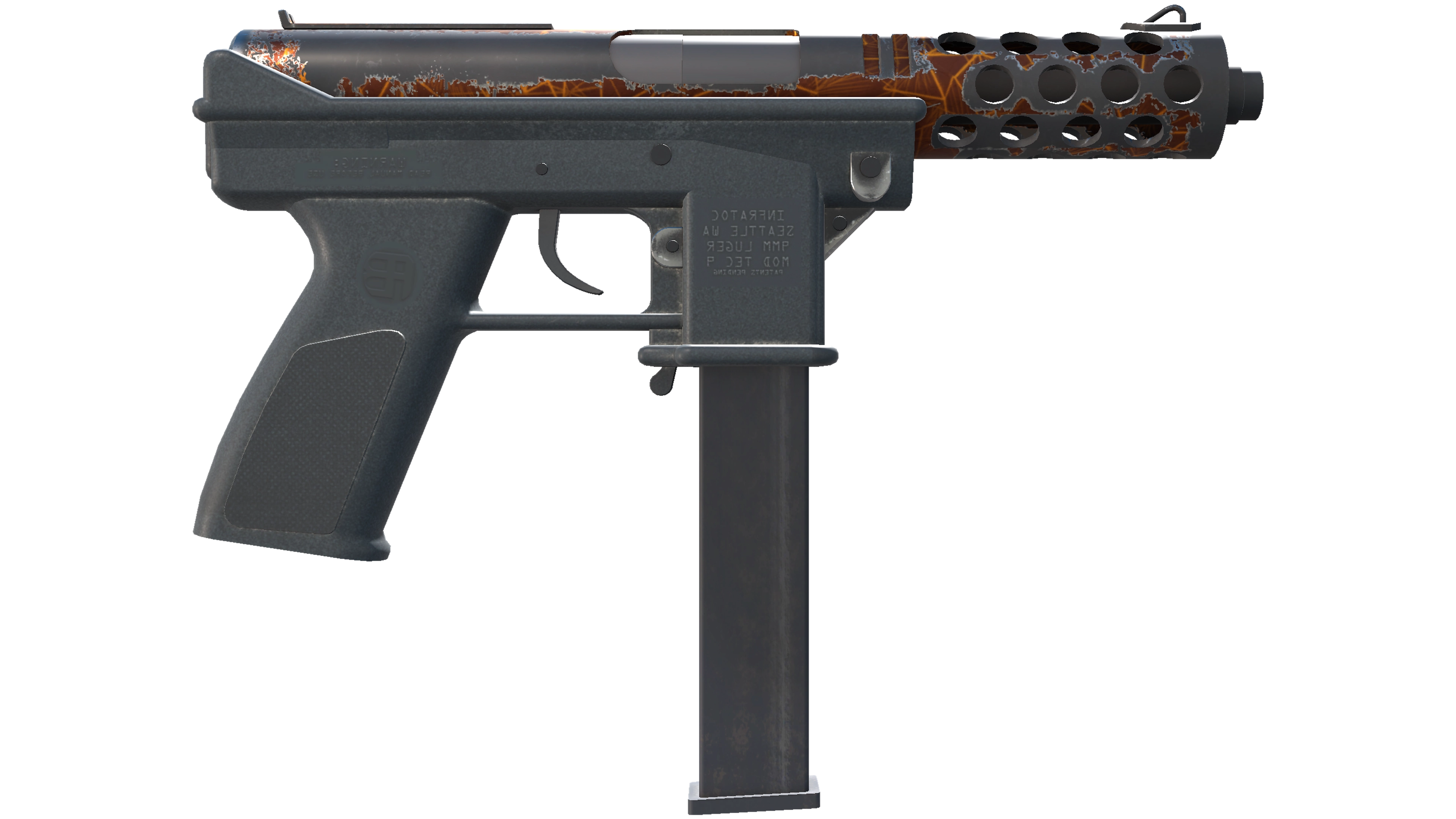 Tec-9 | Red Quartz (Well-Worn) thumbnail