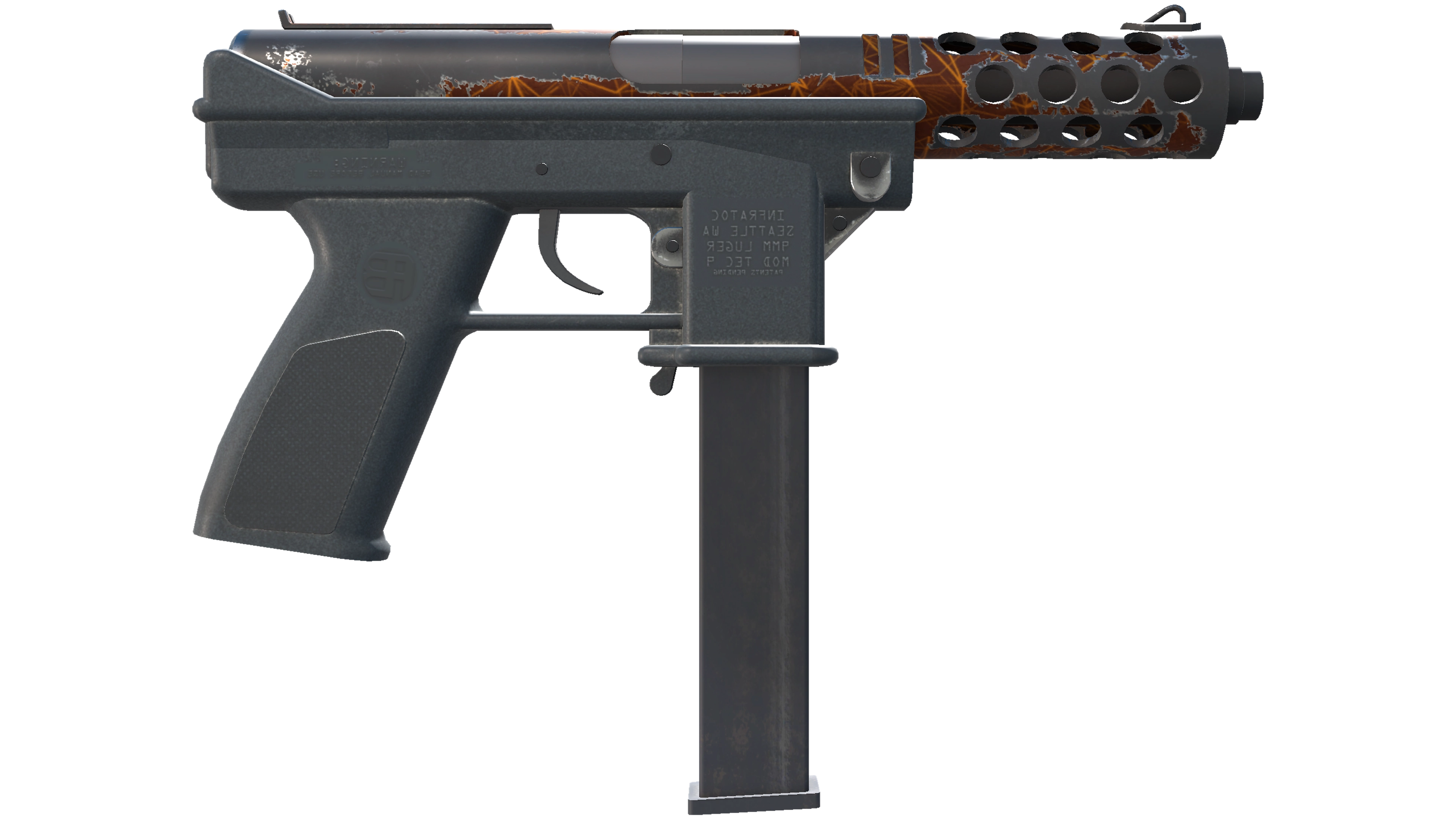 Tec-9 | Red Quartz (Well-Worn) thumbnail