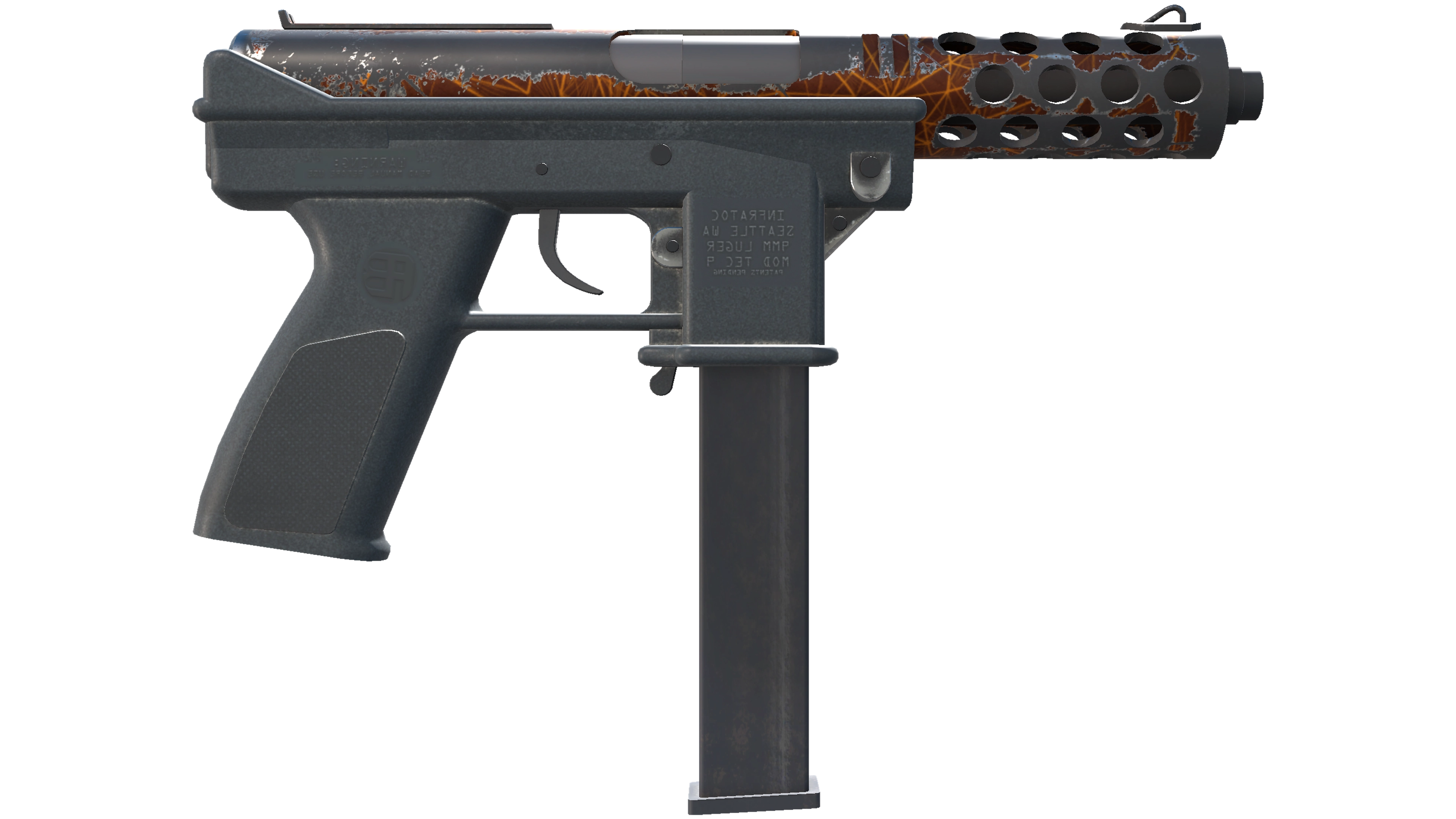 Tec-9 | Red Quartz (Well-Worn) thumbnail