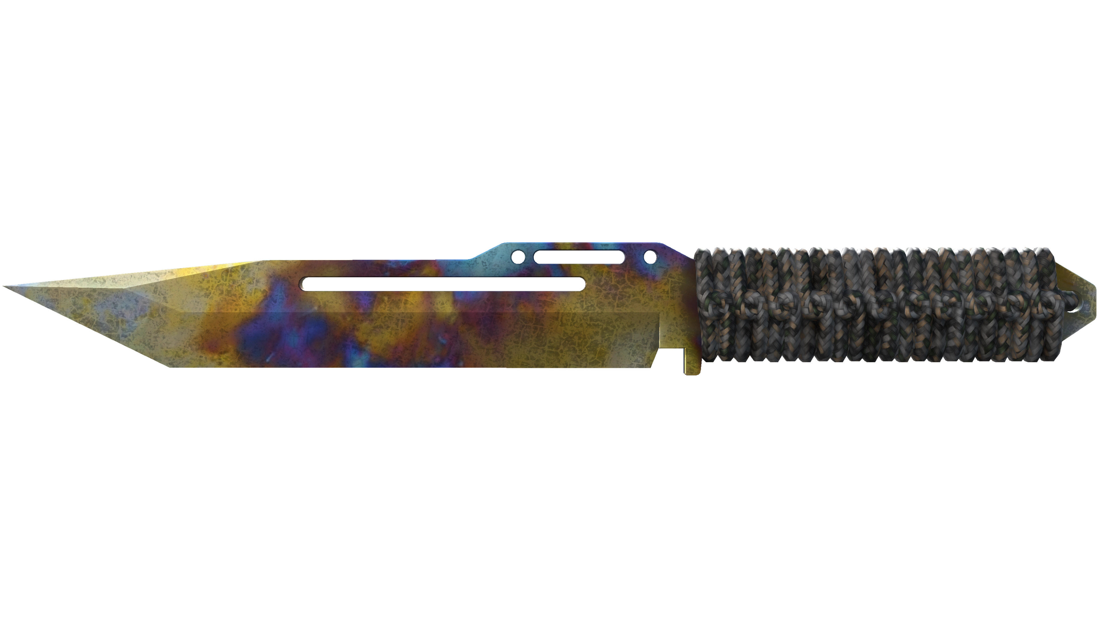 ★ Paracord Knife | Case Hardened (Well-Worn) thumbnail