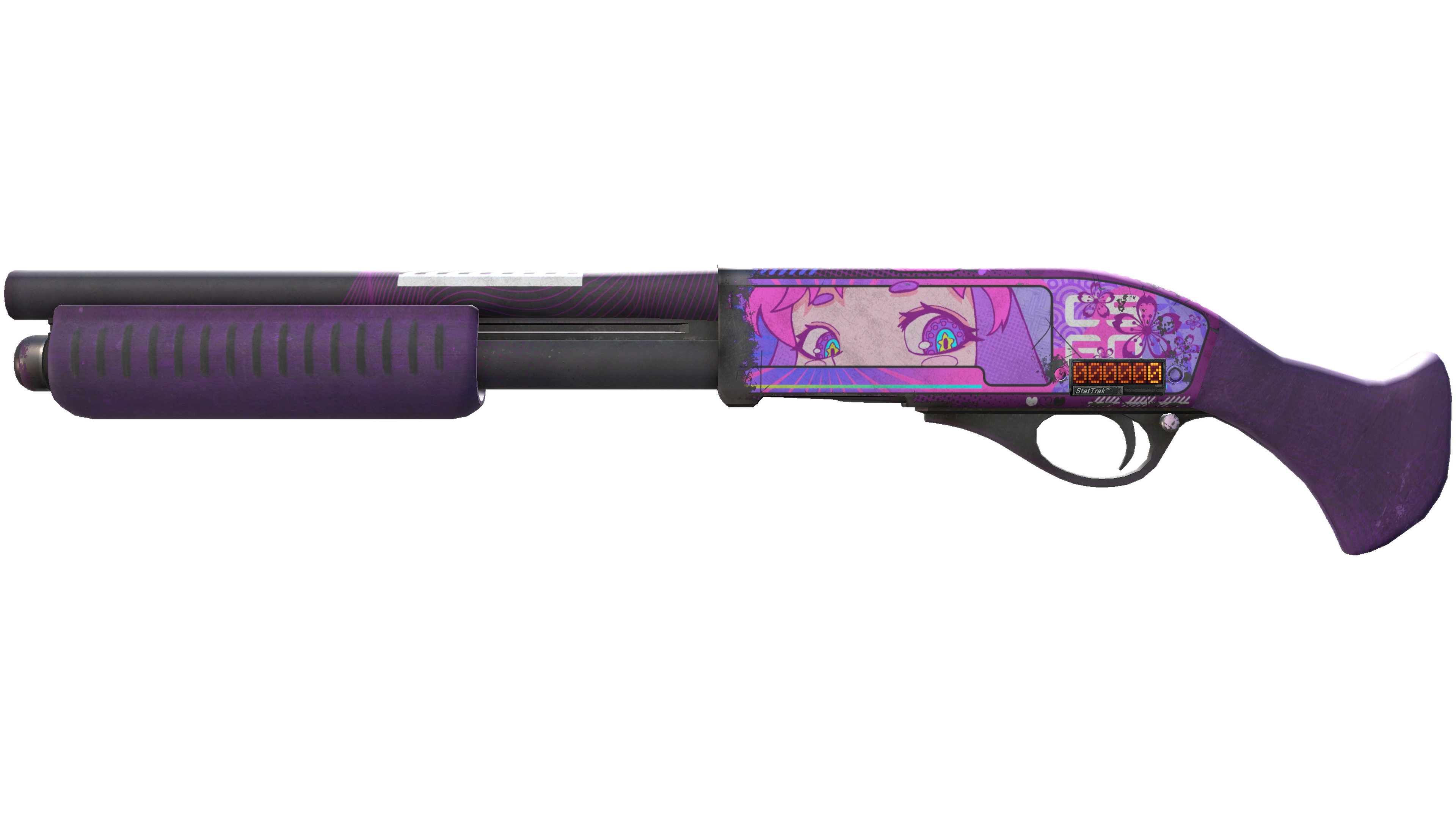 StatTrak™ Sawed-Off | Kiss♥Love (Well-Worn) thumbnail