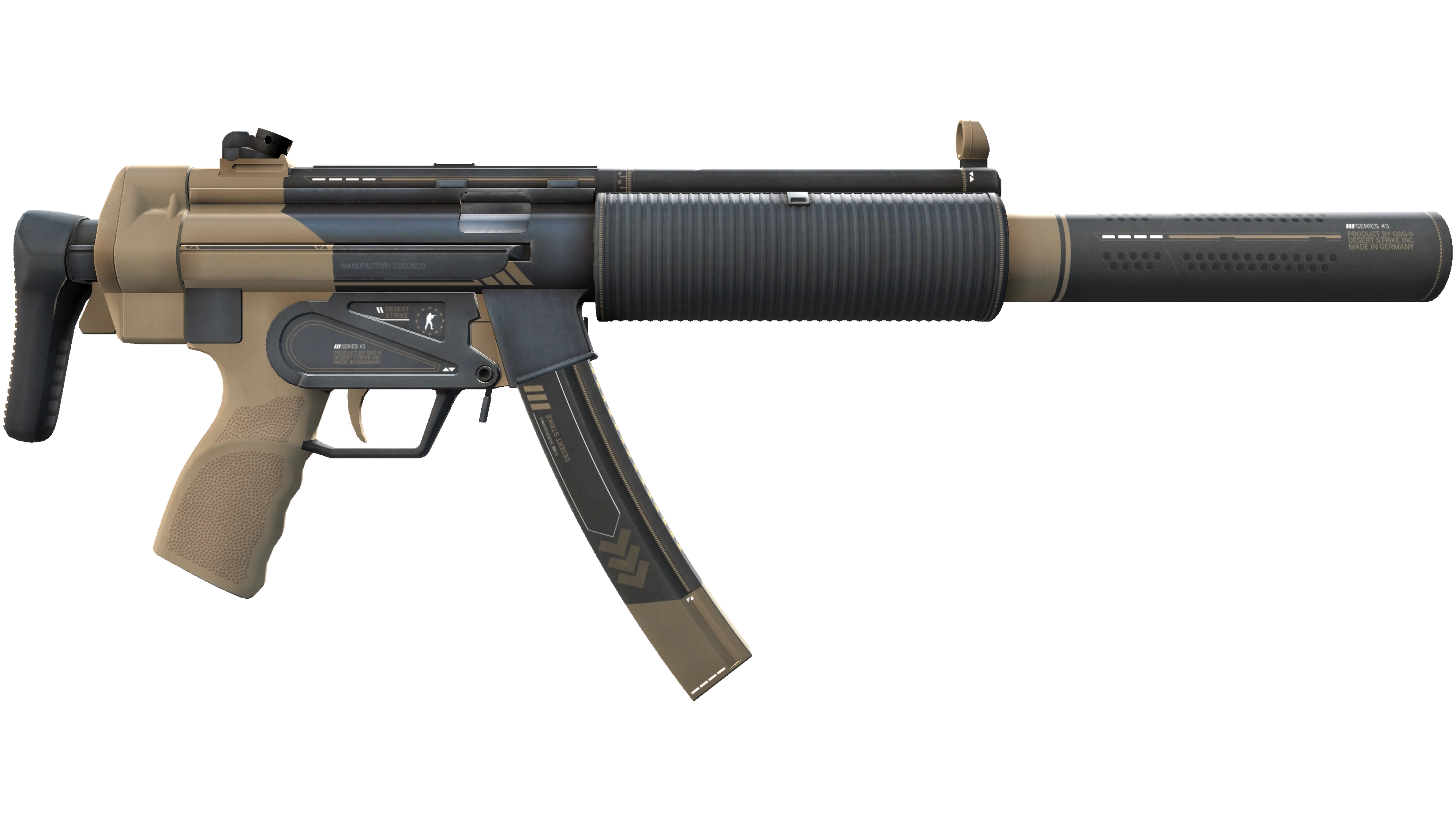 StatTrak™ MP5-SD | Desert Strike (Factory New) thumbnail