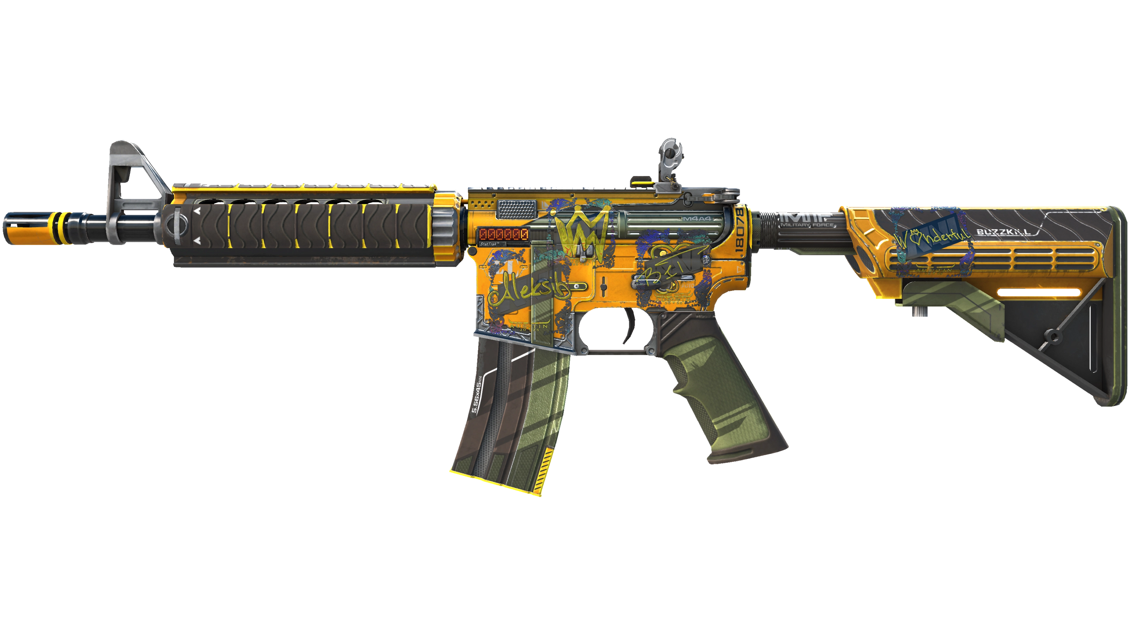 StatTrak™ M4A4 | Buzz Kill (Minimal Wear) thumbnail