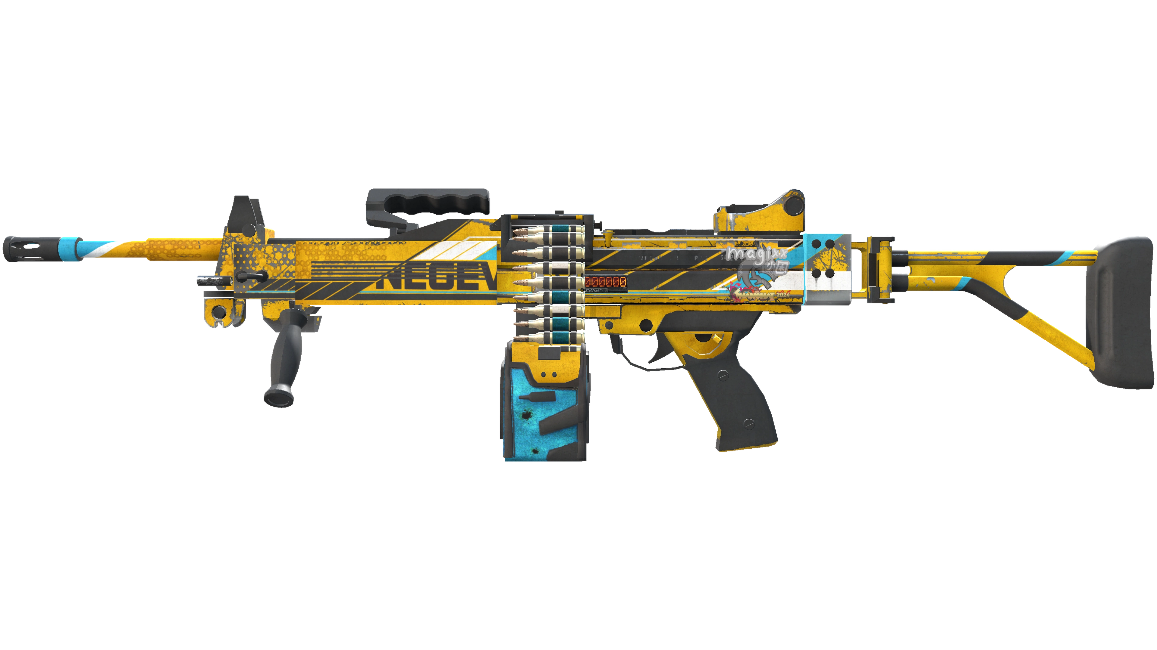 StatTrak™ Negev | Power Loader (Well-Worn) thumbnail