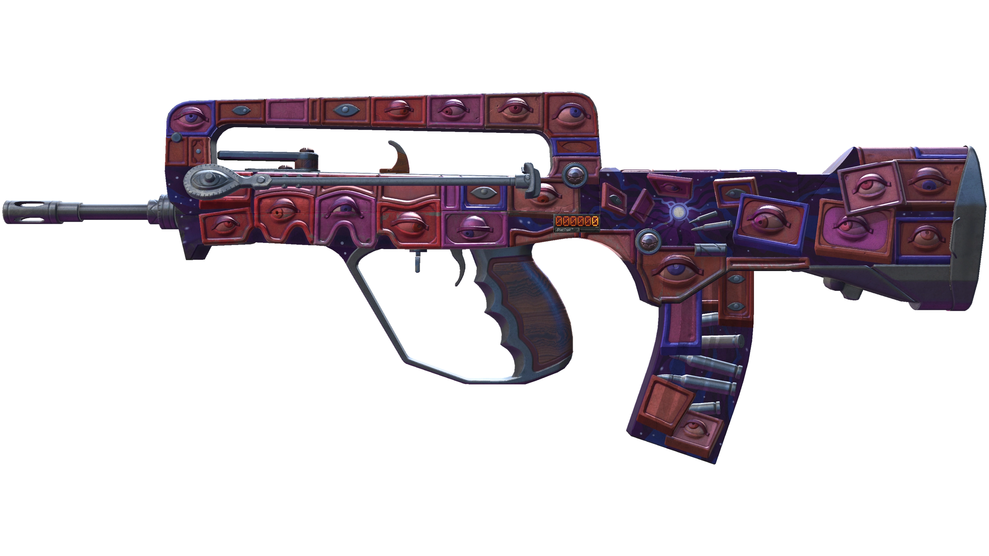 StatTrak™ FAMAS | Rapid Eye Movement (Well-Worn)