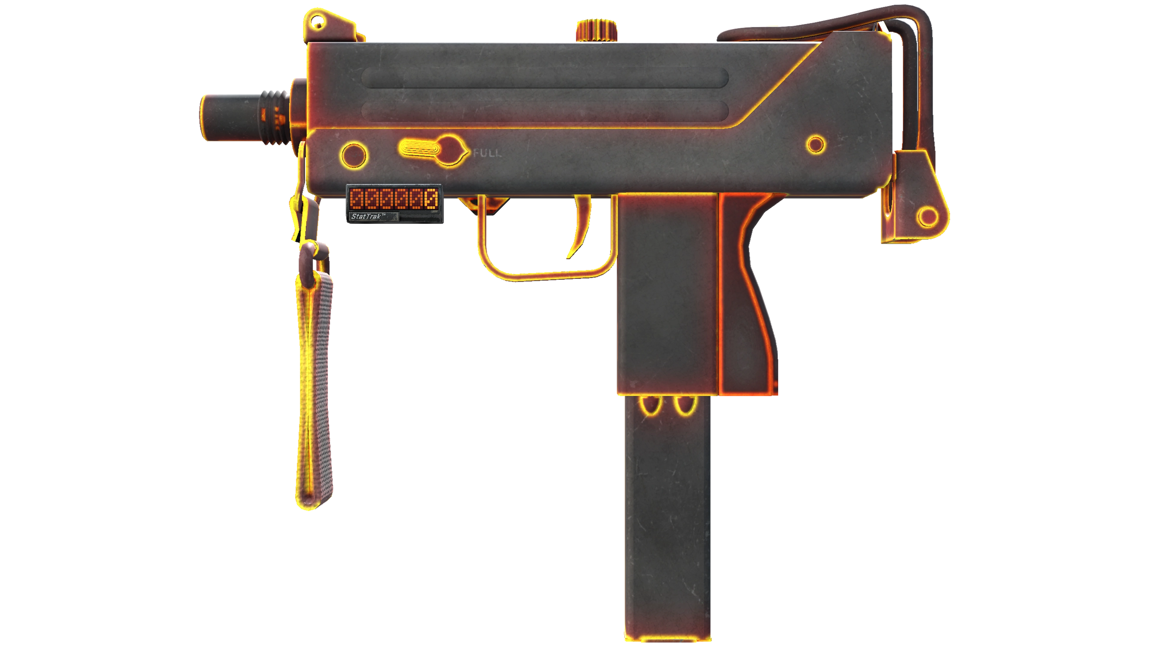 StatTrak™ MAC-10 | Heat (Well-Worn)