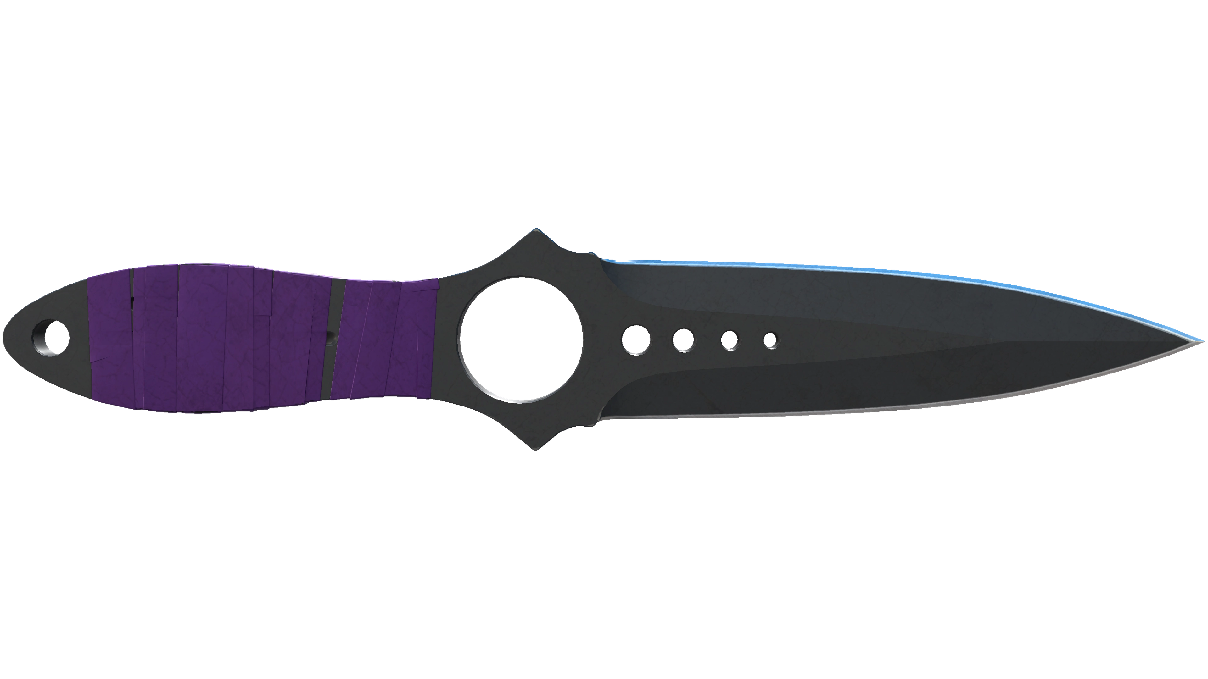 ★ Skeleton Knife | Ultraviolet (Well-Worn) 缩略图
