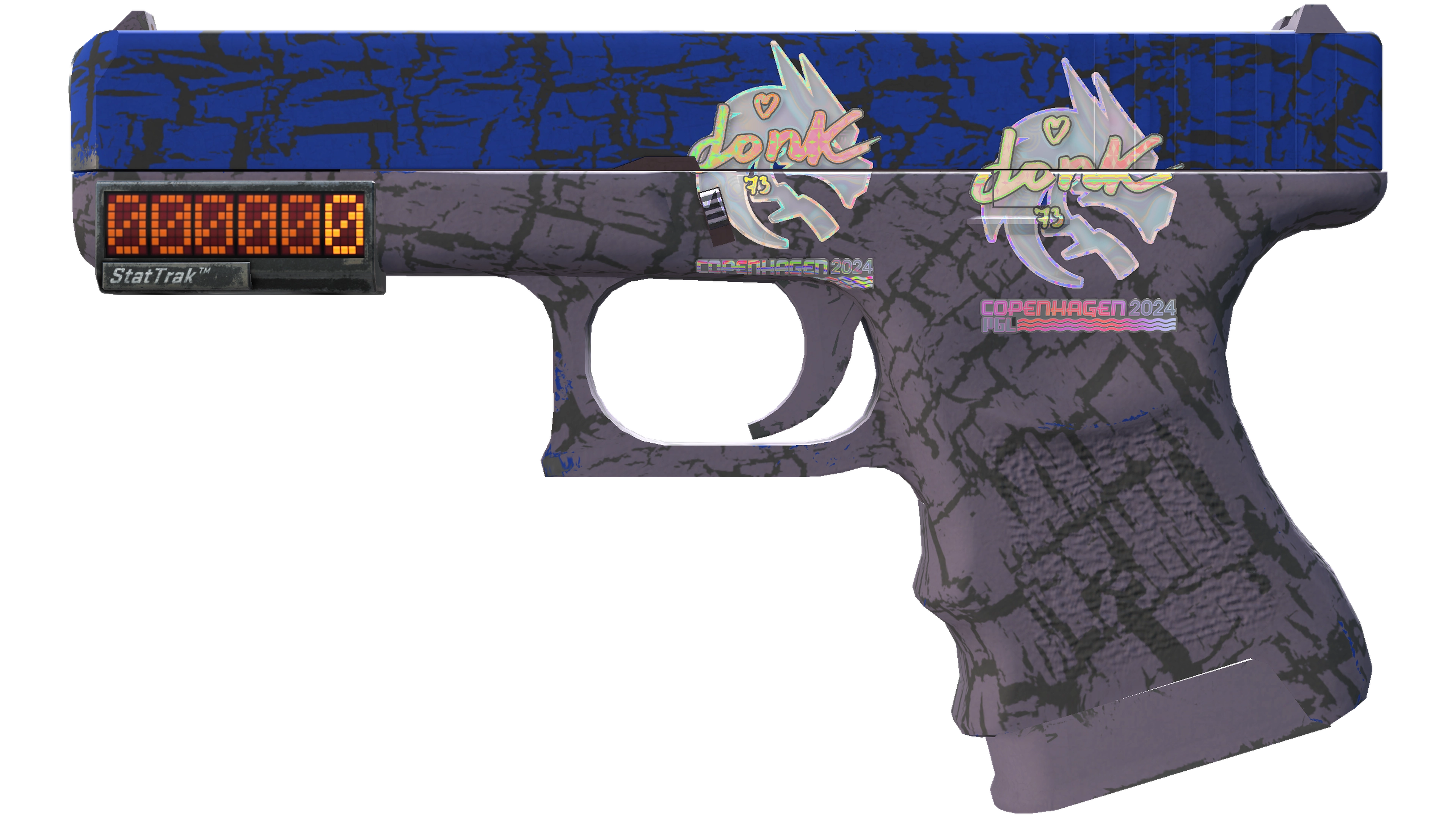 StatTrak™ Glock-18 | Blue Fissure (Factory New)