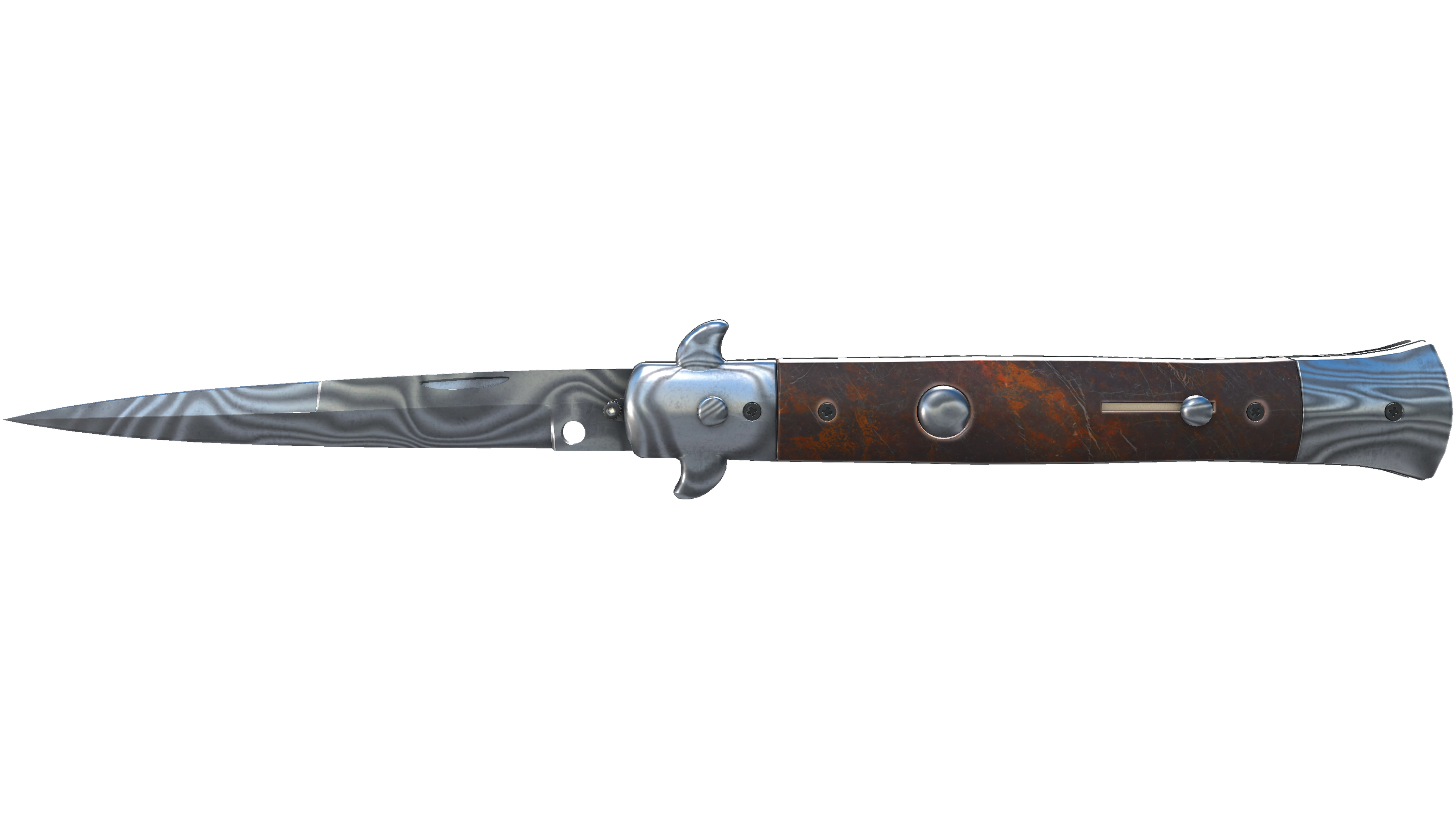 ★ Stiletto Knife | Damascus Steel (Minimal Wear) thumbnail