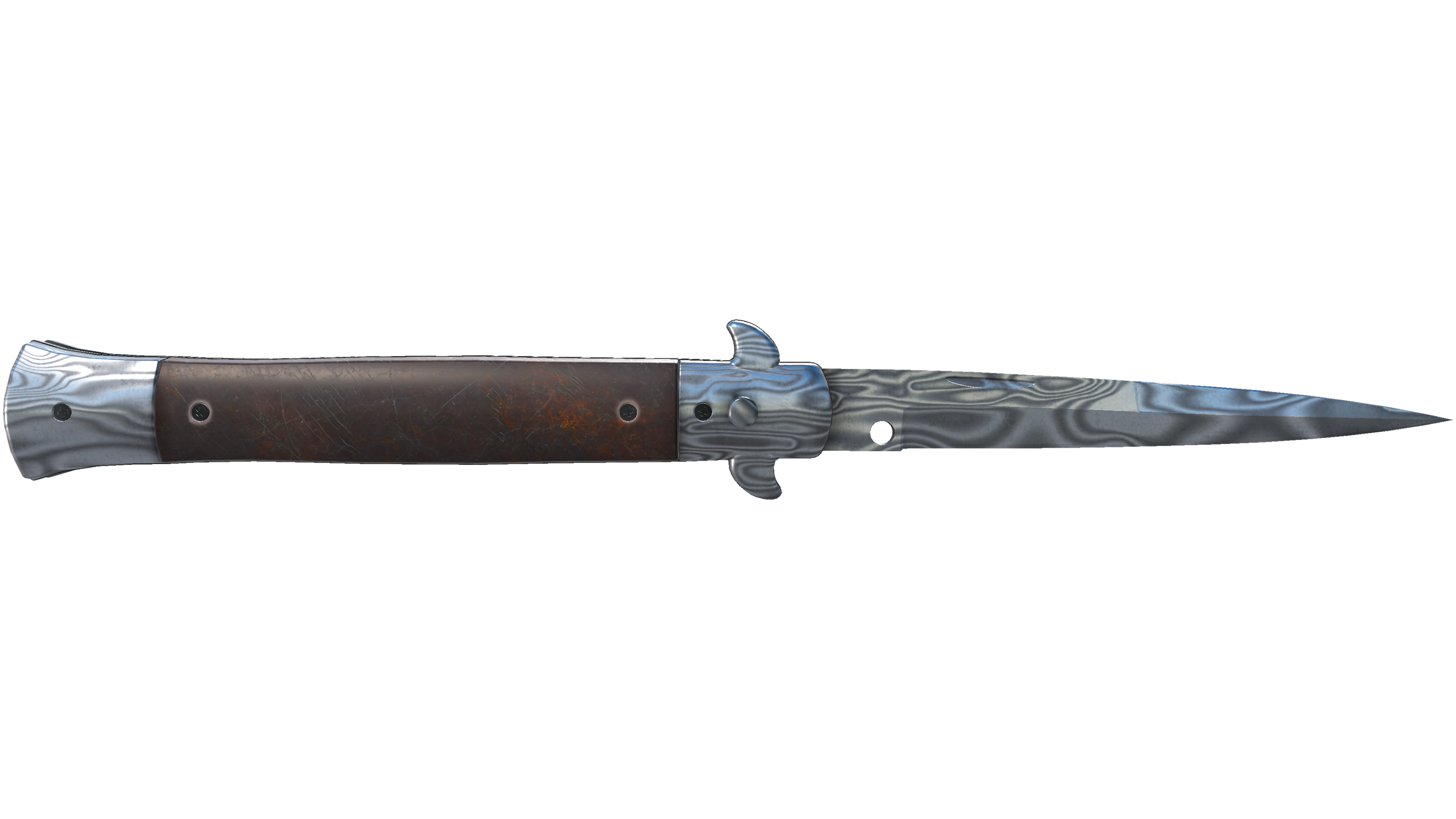 ★ Stiletto Knife | Damascus Steel (Minimal Wear)