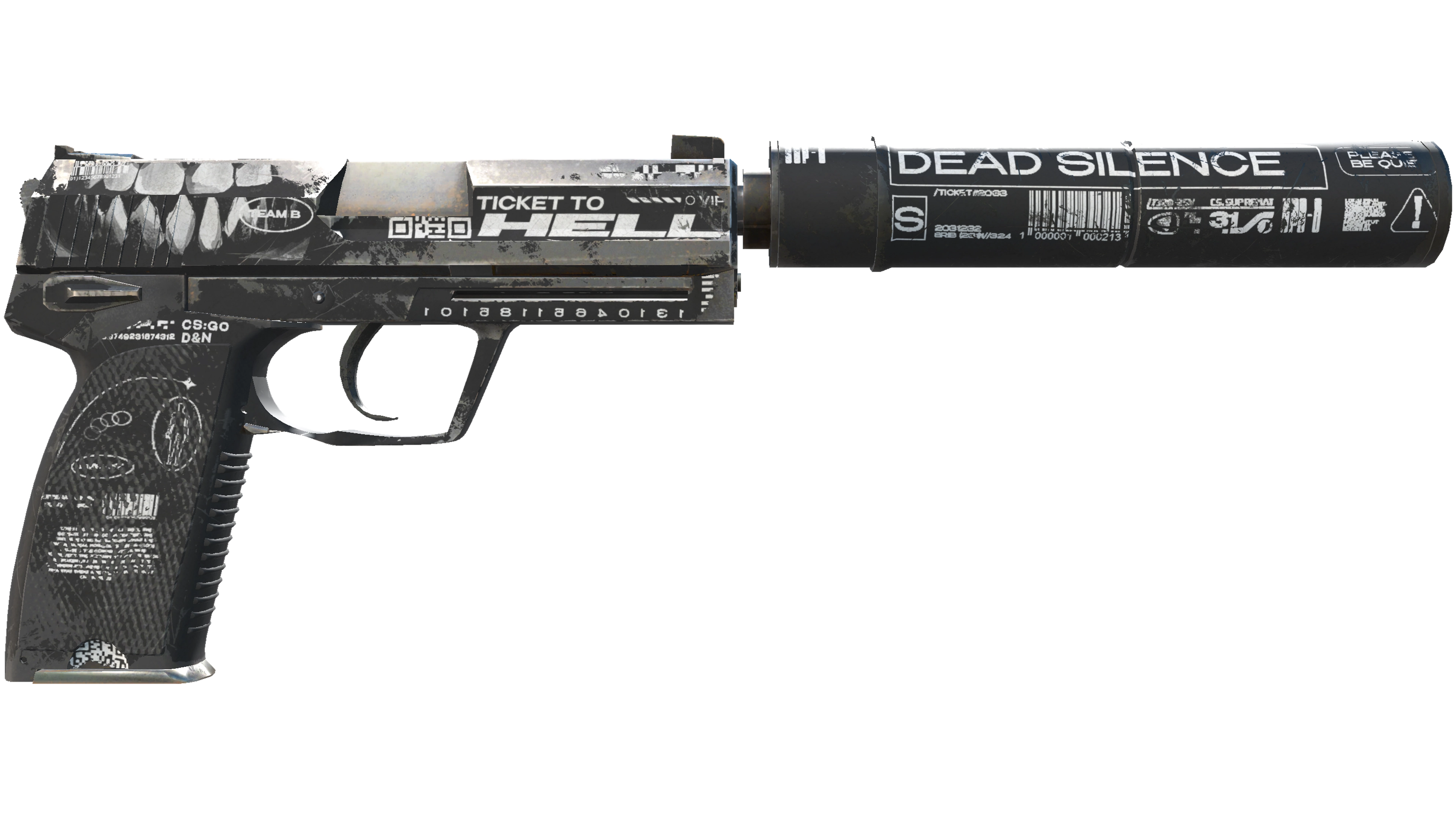 USP-S | Ticket to Hell (Well-Worn) thumbnail