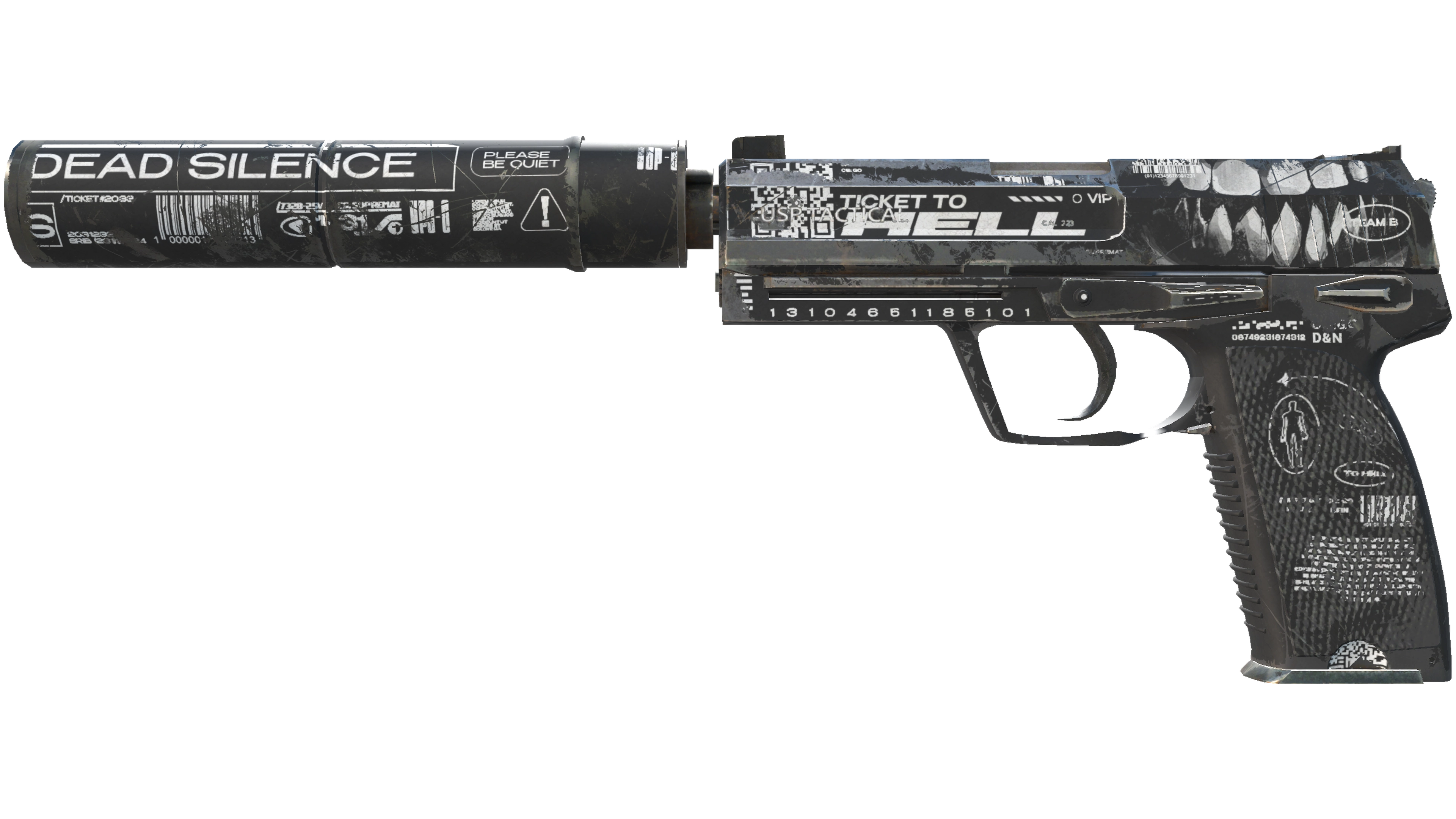 USP-S | Ticket to Hell (Well-Worn)