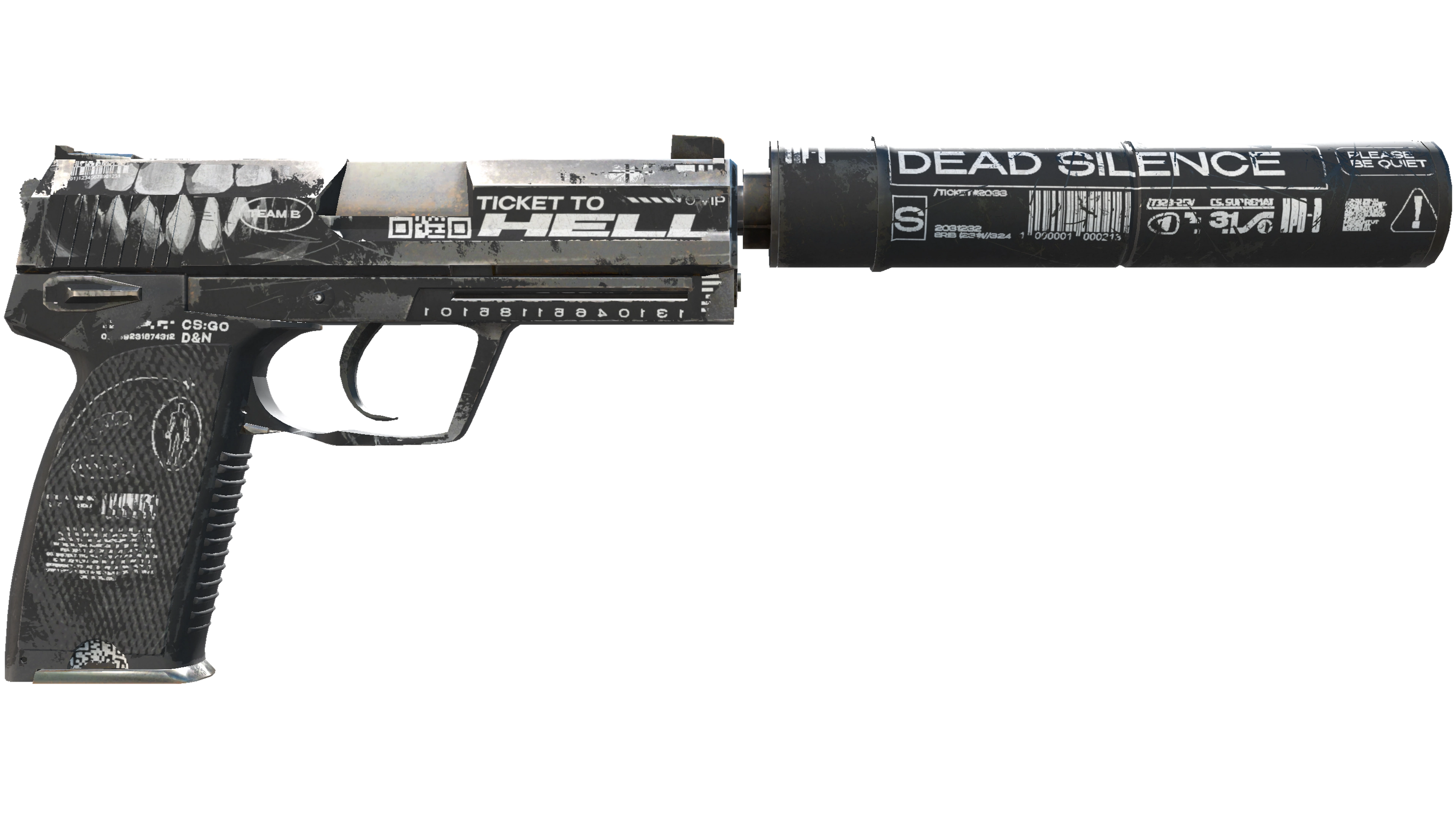 USP-S | Ticket to Hell (Well-Worn) thumbnail