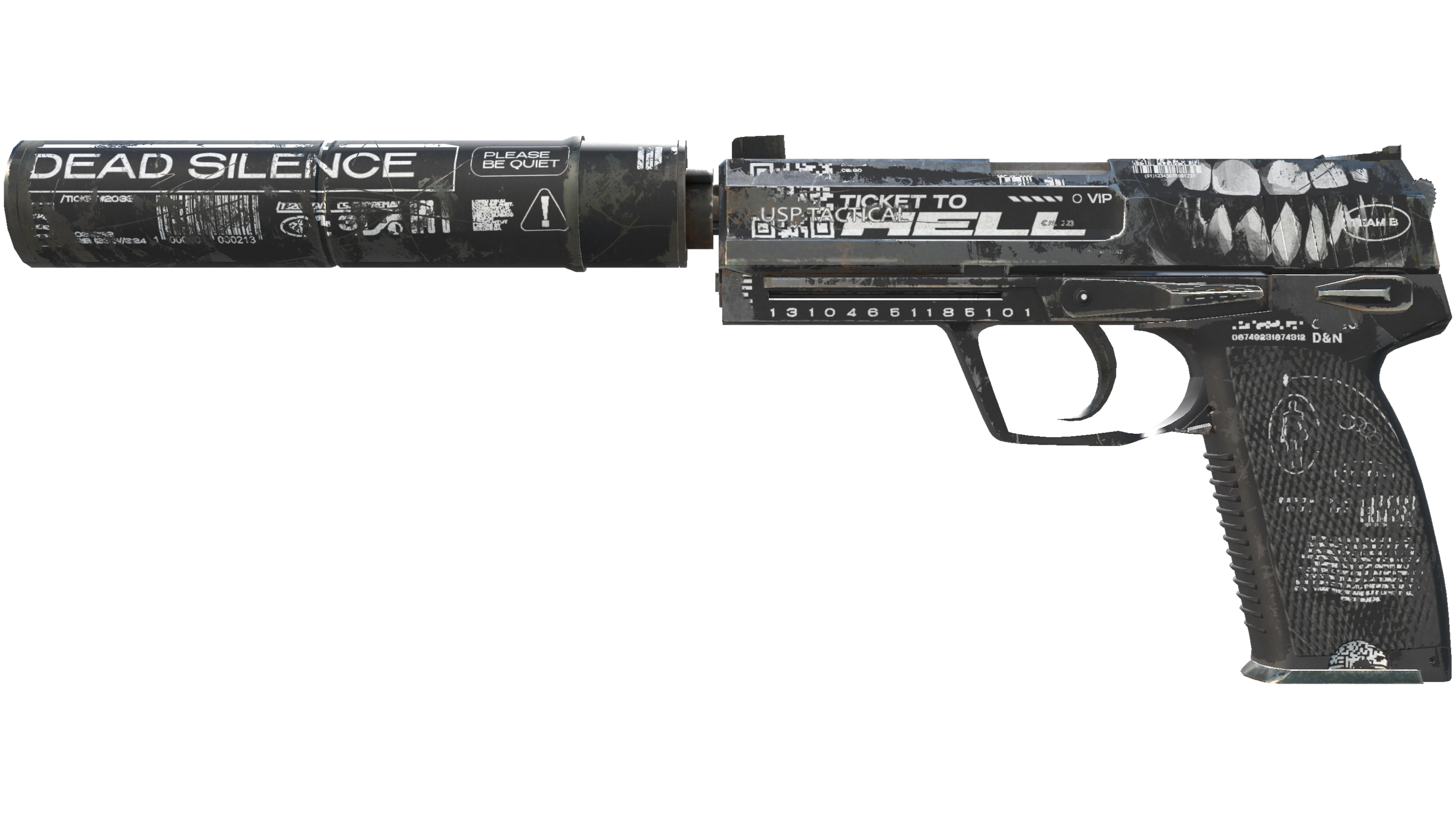 USP-S | Ticket to Hell (Well-Worn)