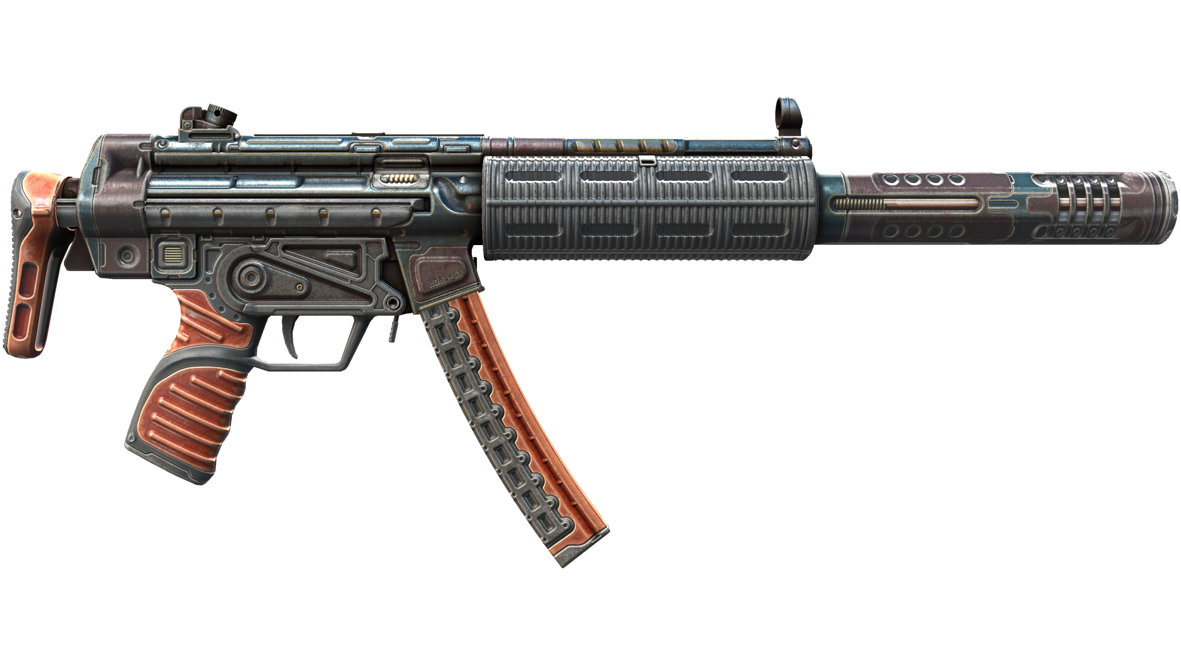صورة مصغرة لـ StatTrak™ MP5-SD | Gauss (Well-Worn)