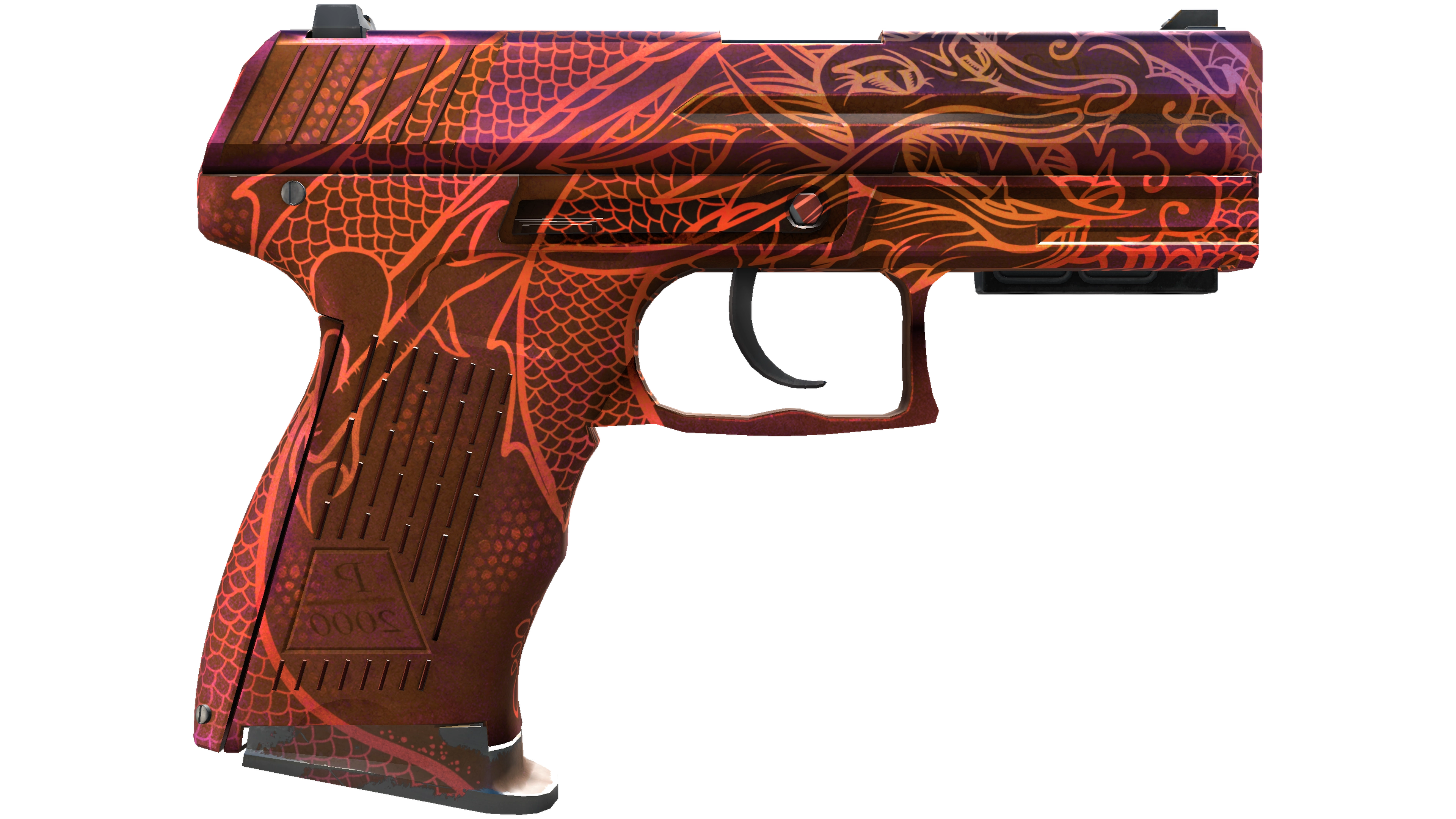 StatTrak™ P2000 | Imperial Dragon (Well-Worn) thumbnail