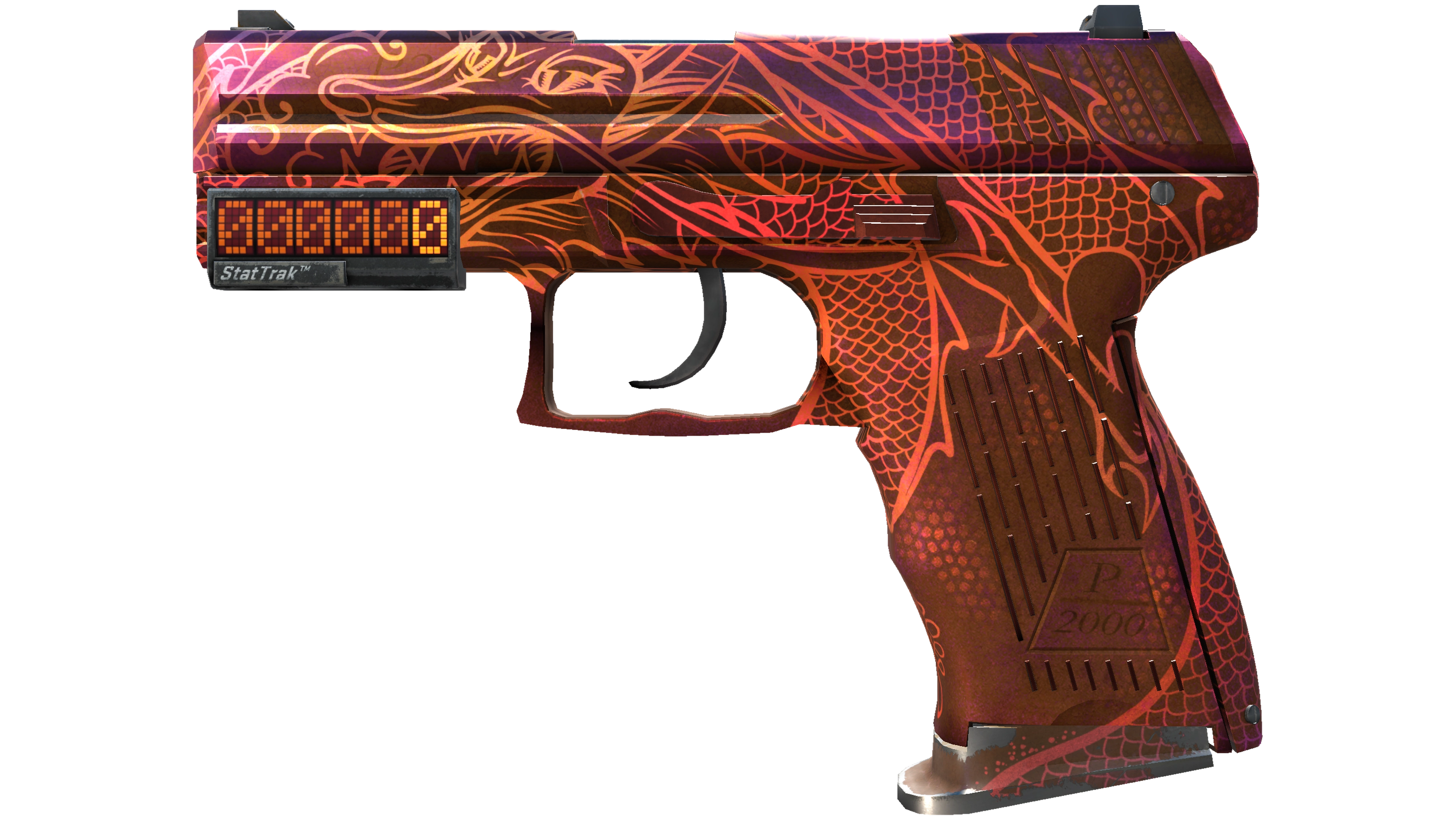 StatTrak™ P2000 | Imperial Dragon (Well-Worn)