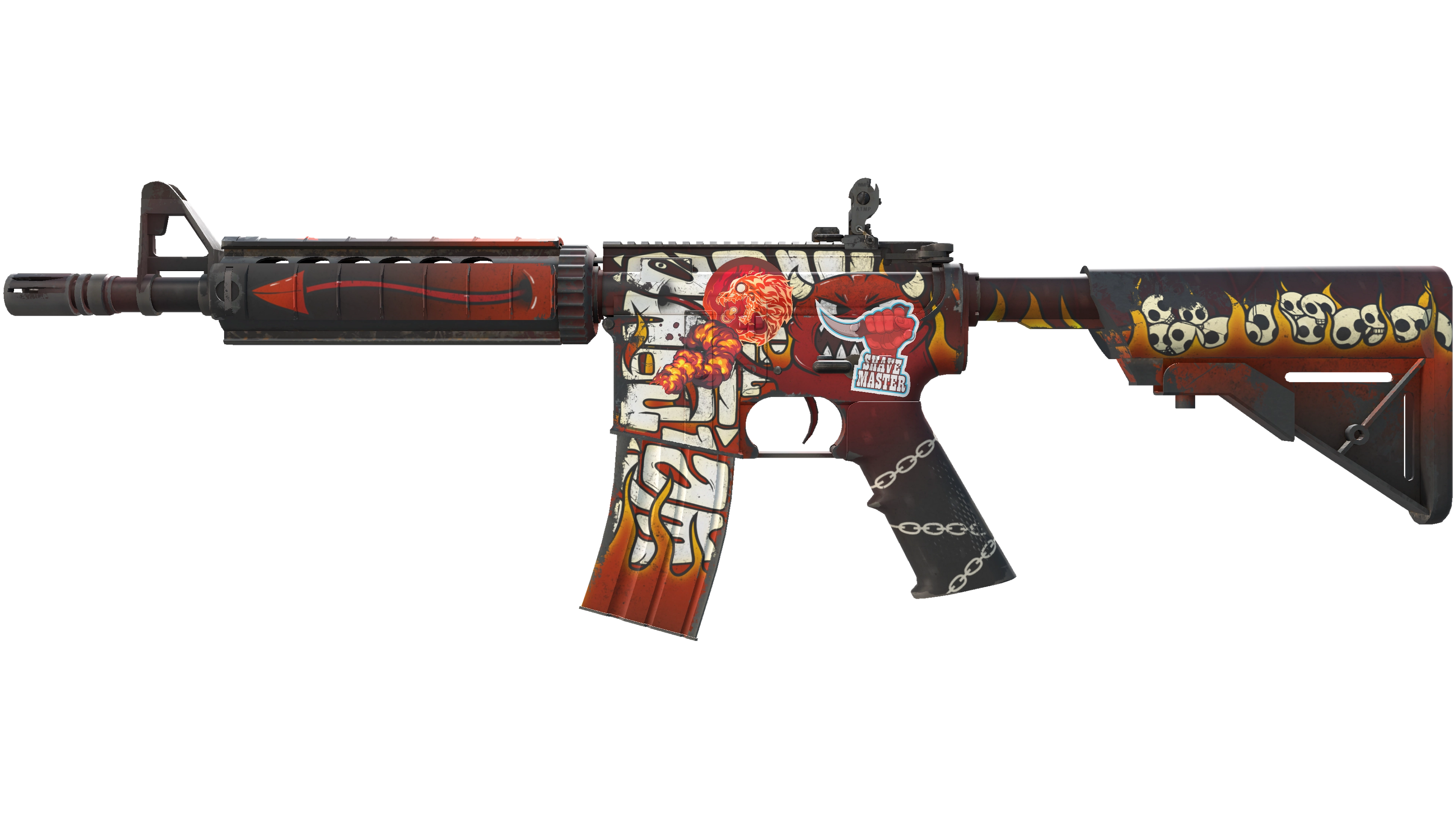 M4A4 | Hellfire (Minimal Wear)