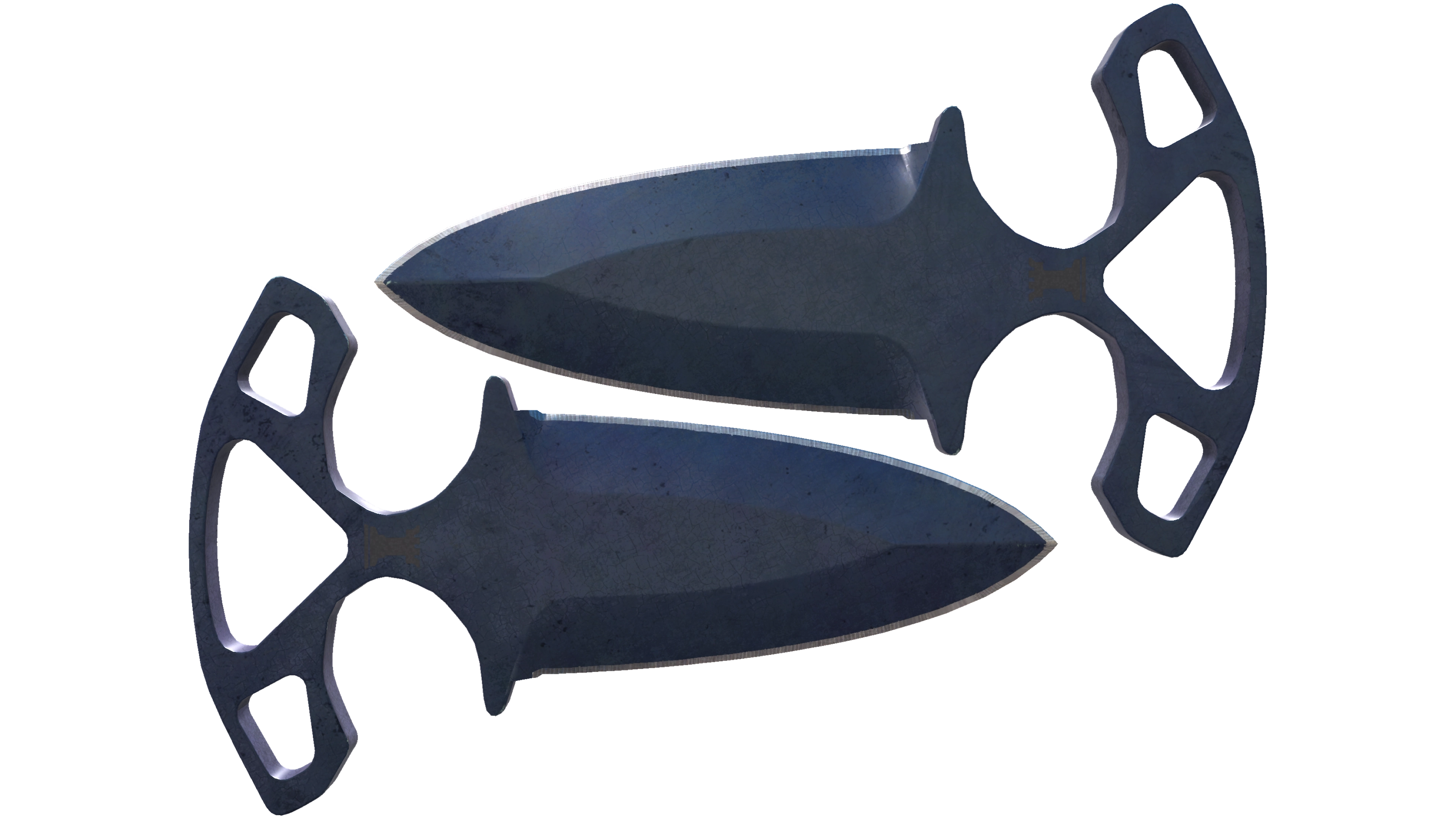 ★ Shadow Daggers | Blue Steel (Battle-Scarred)