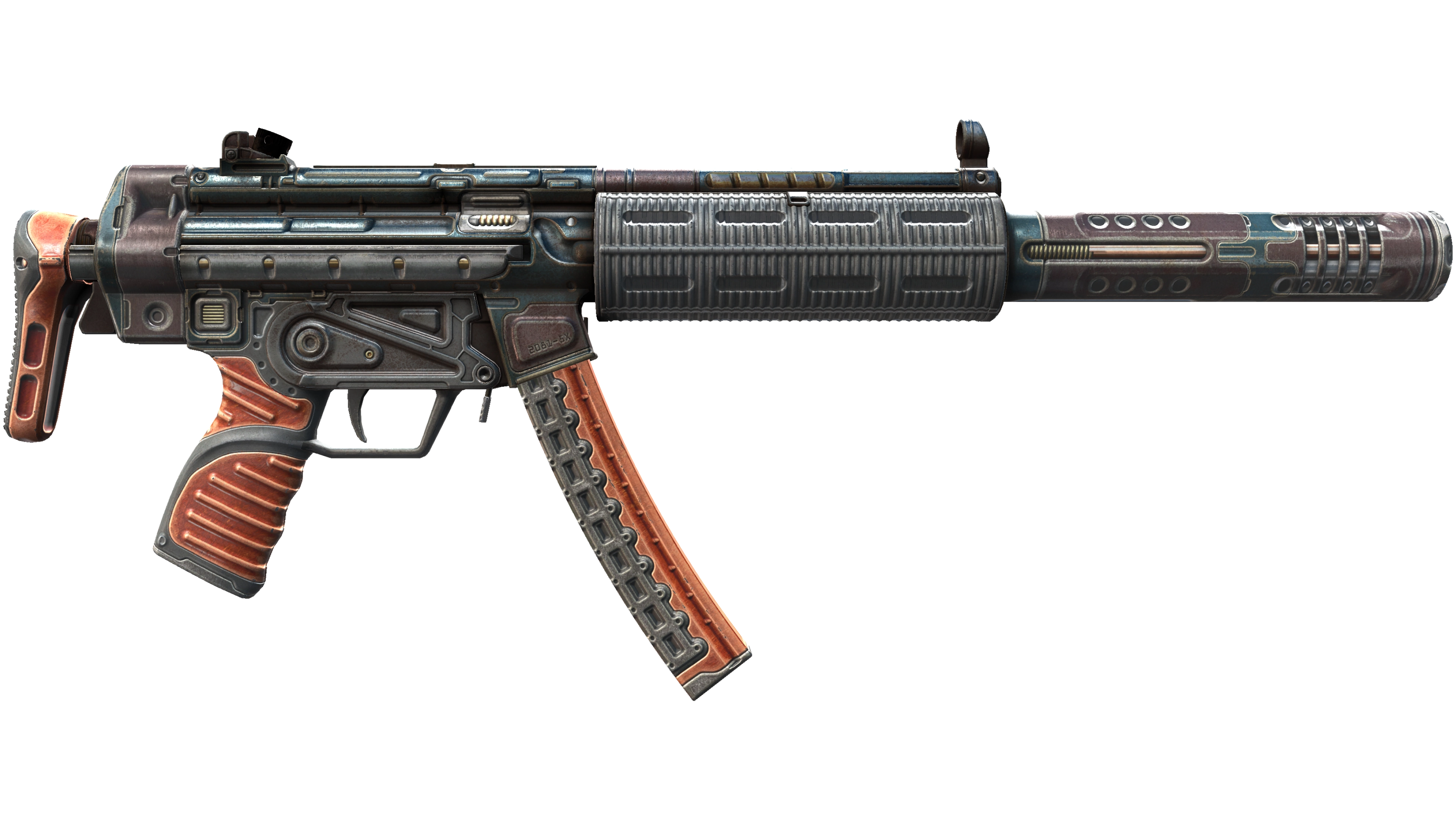 صورة مصغرة لـ StatTrak™ MP5-SD | Gauss (Well-Worn)