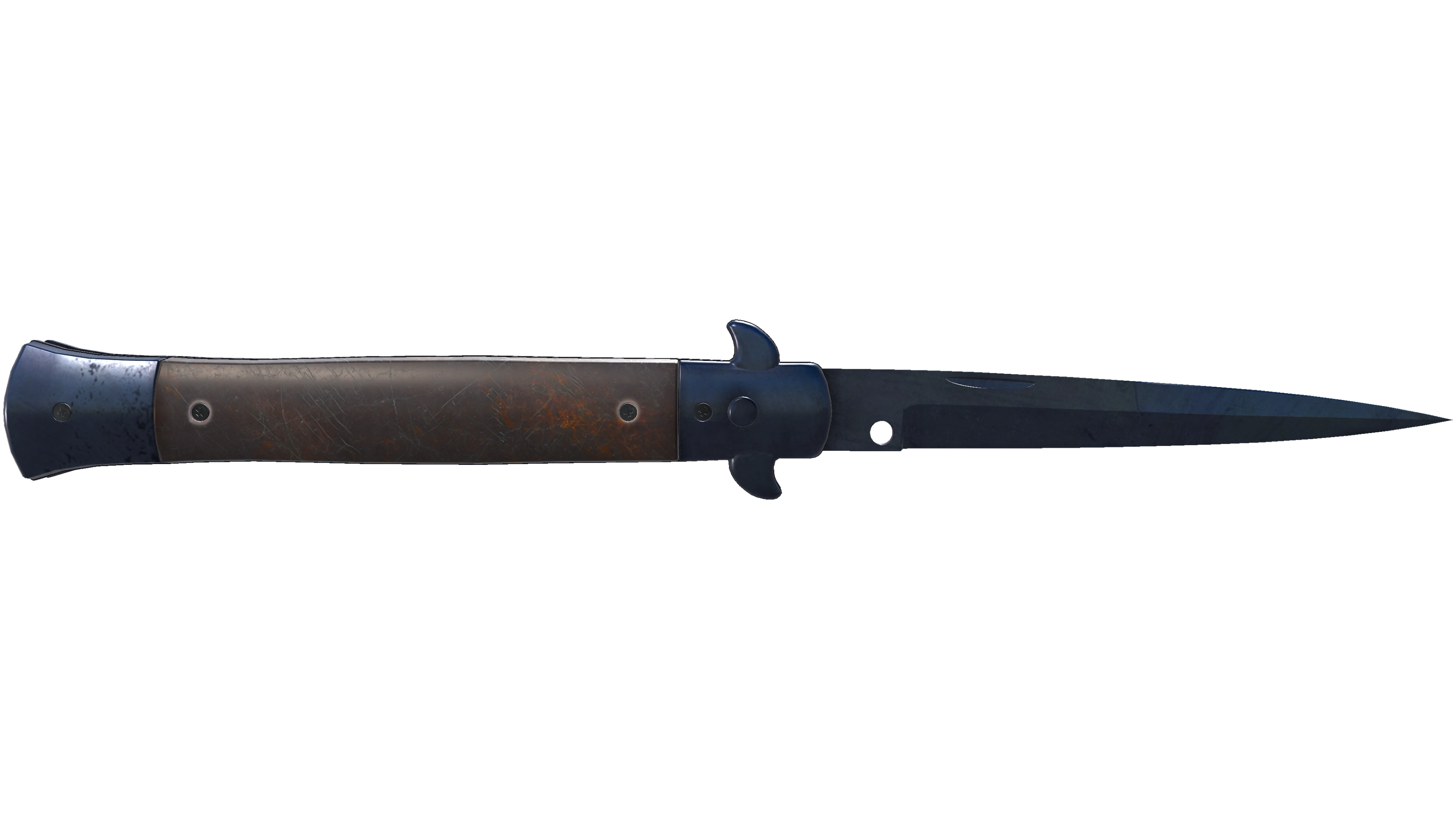 ★ Stiletto Knife | Blue Steel (Battle-Scarred)