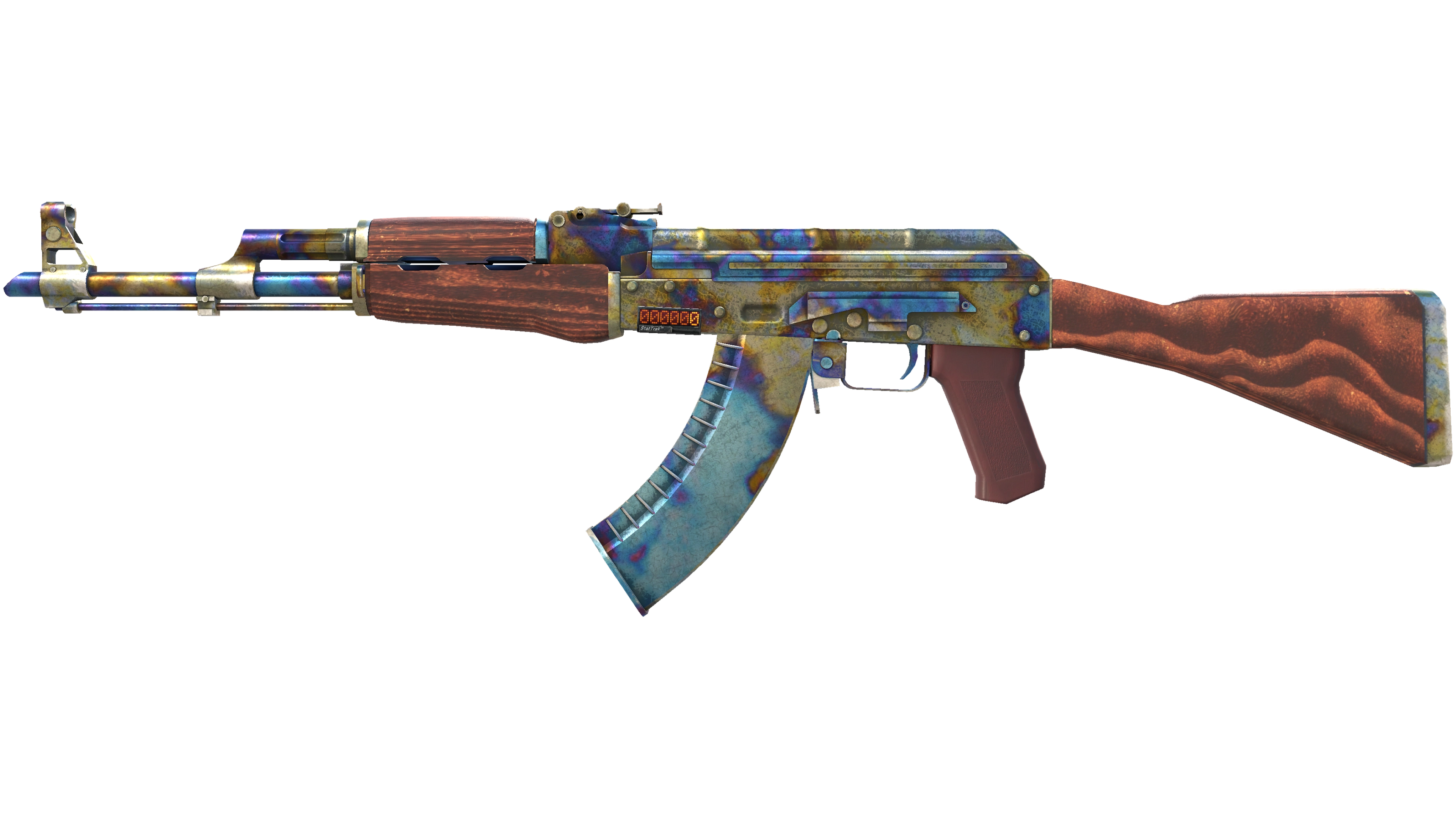 StatTrak™ AK-47 | Case Hardened (Battle-Scarred)