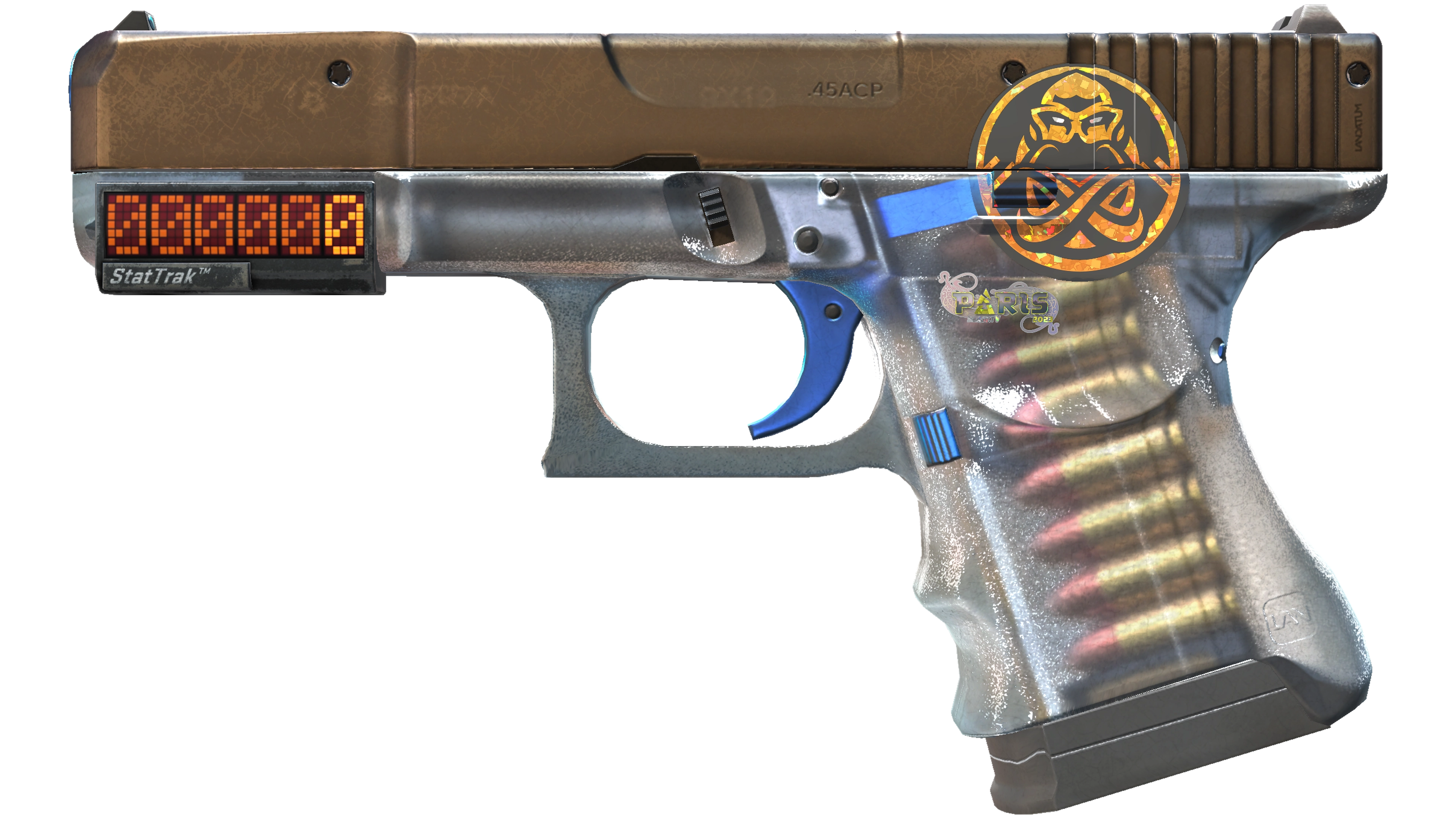 StatTrak™ Glock-18 | Clear Polymer (Field-Tested)