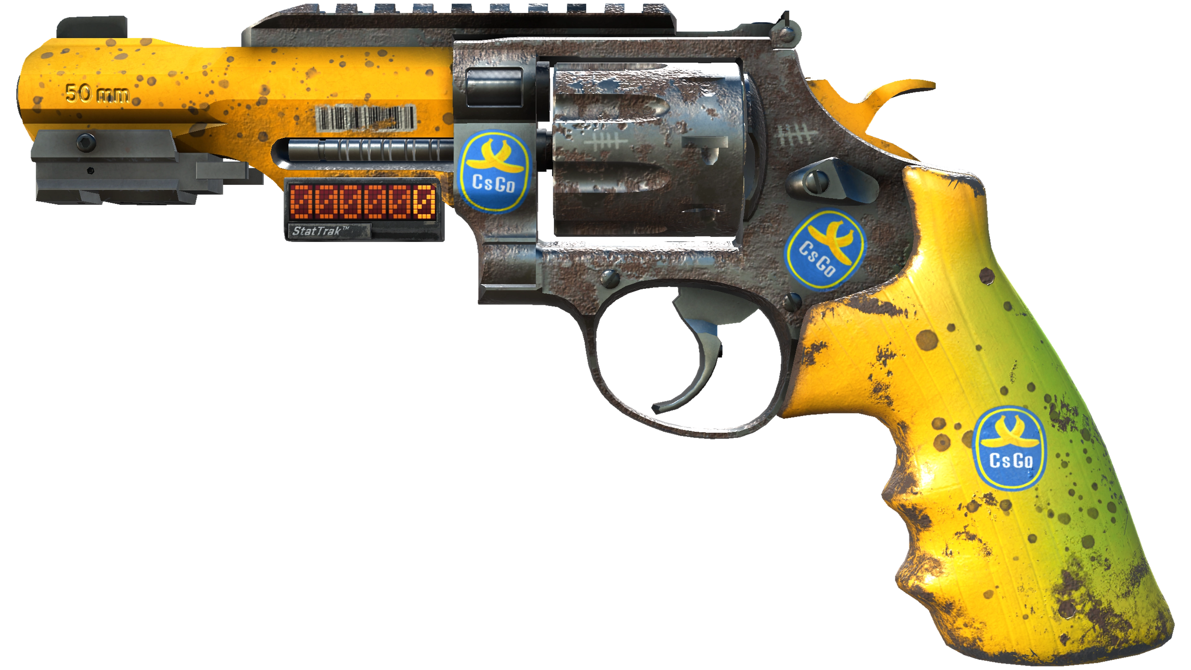 StatTrak™ R8 Revolver | Banana Cannon (Minimal Wear)