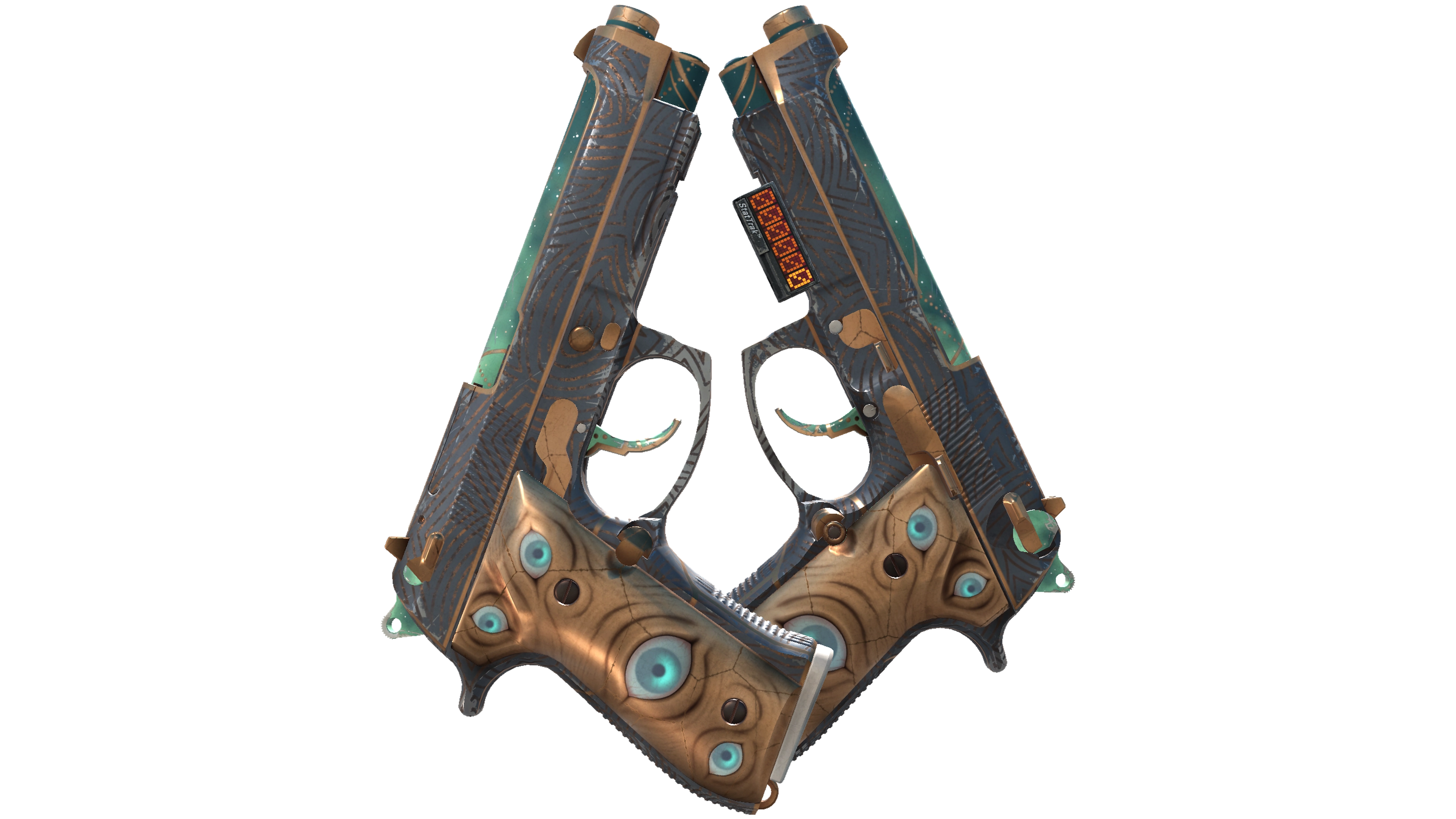 StatTrak™ Dual Berettas | Angel Eyes (Field-Tested) thumbnail