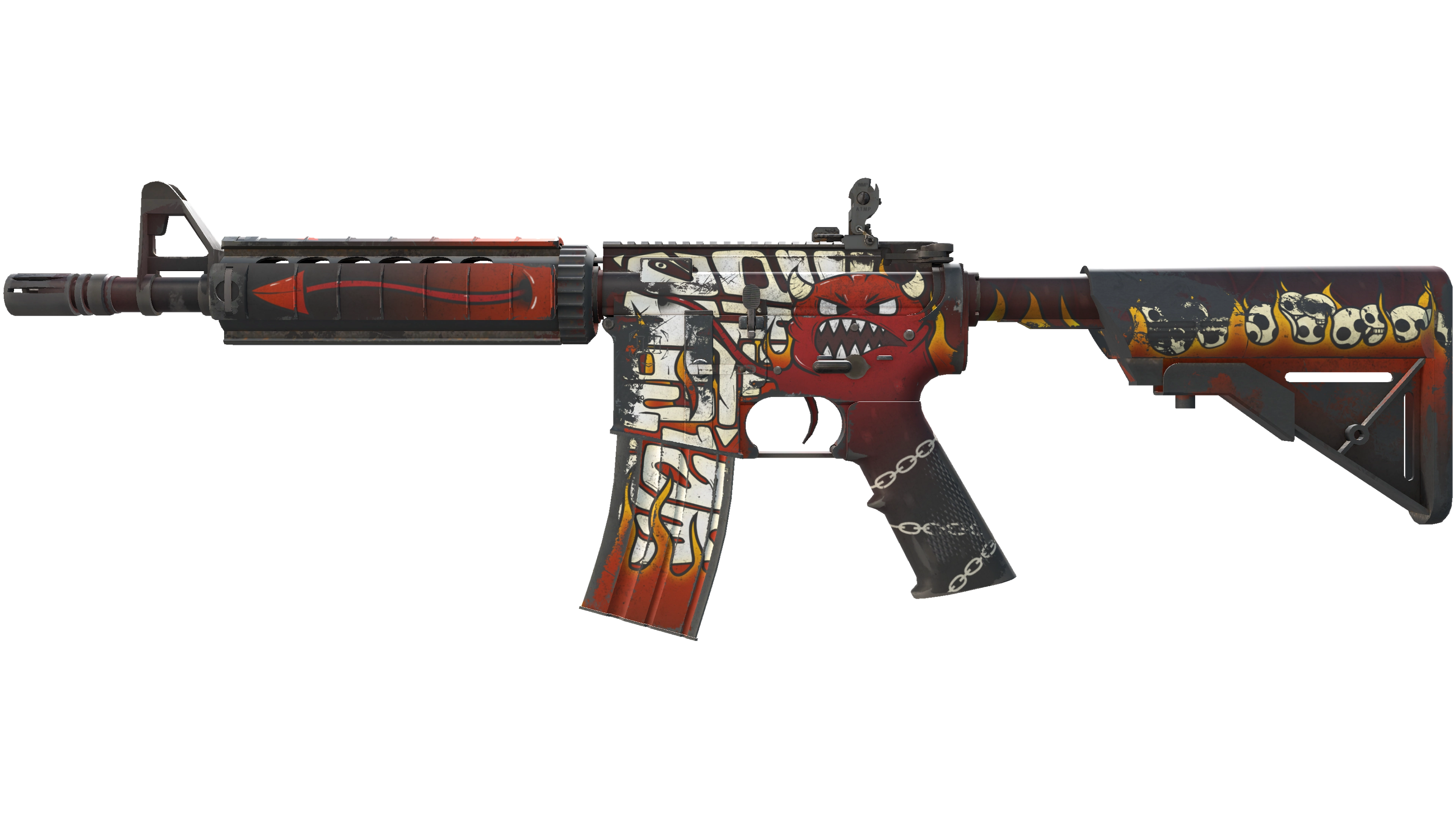 M4A4 | Hellfire (Field-Tested)