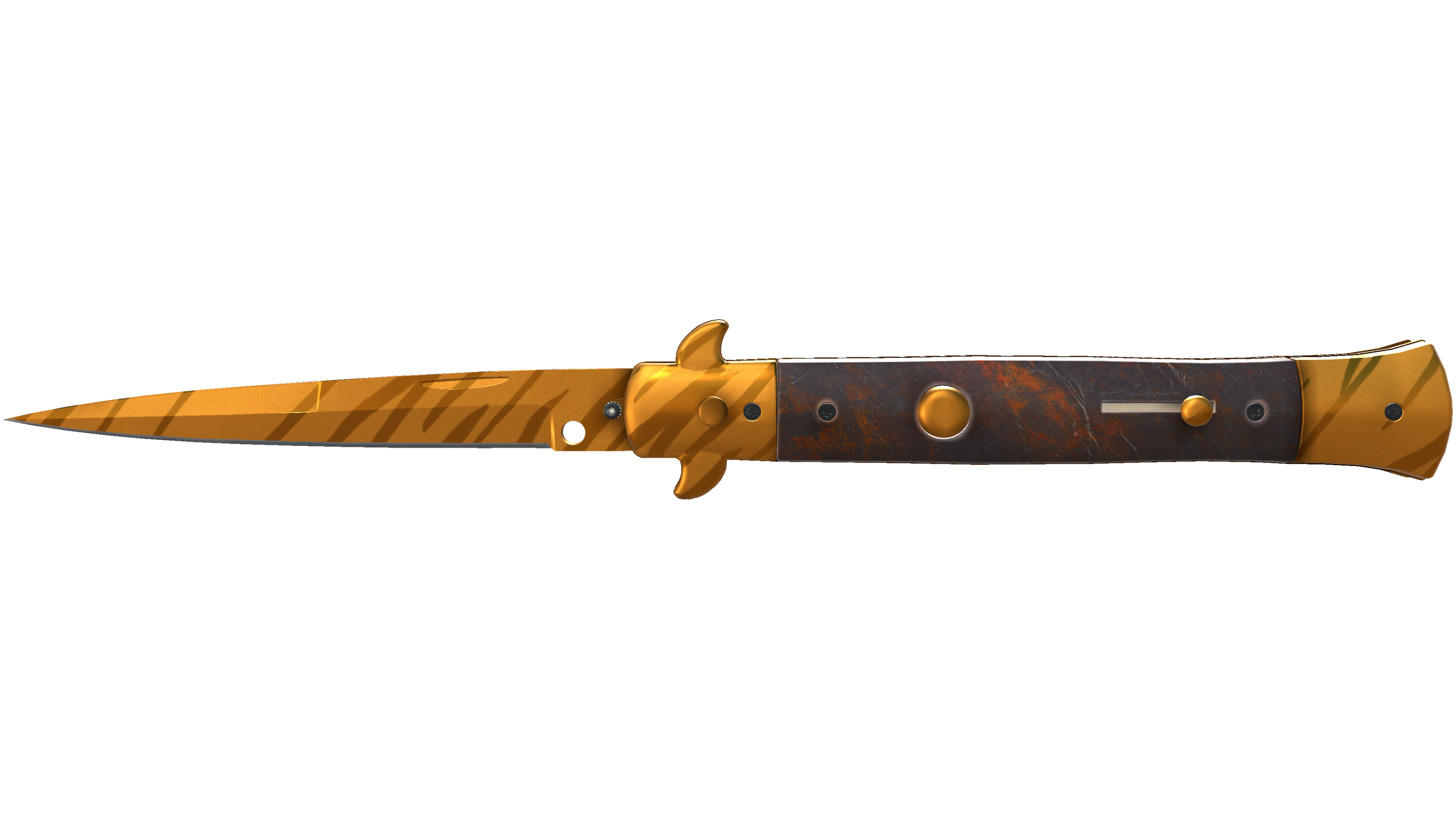 Vorschau von ★ StatTrak™ Stiletto Knife | Tiger Tooth (Factory New)