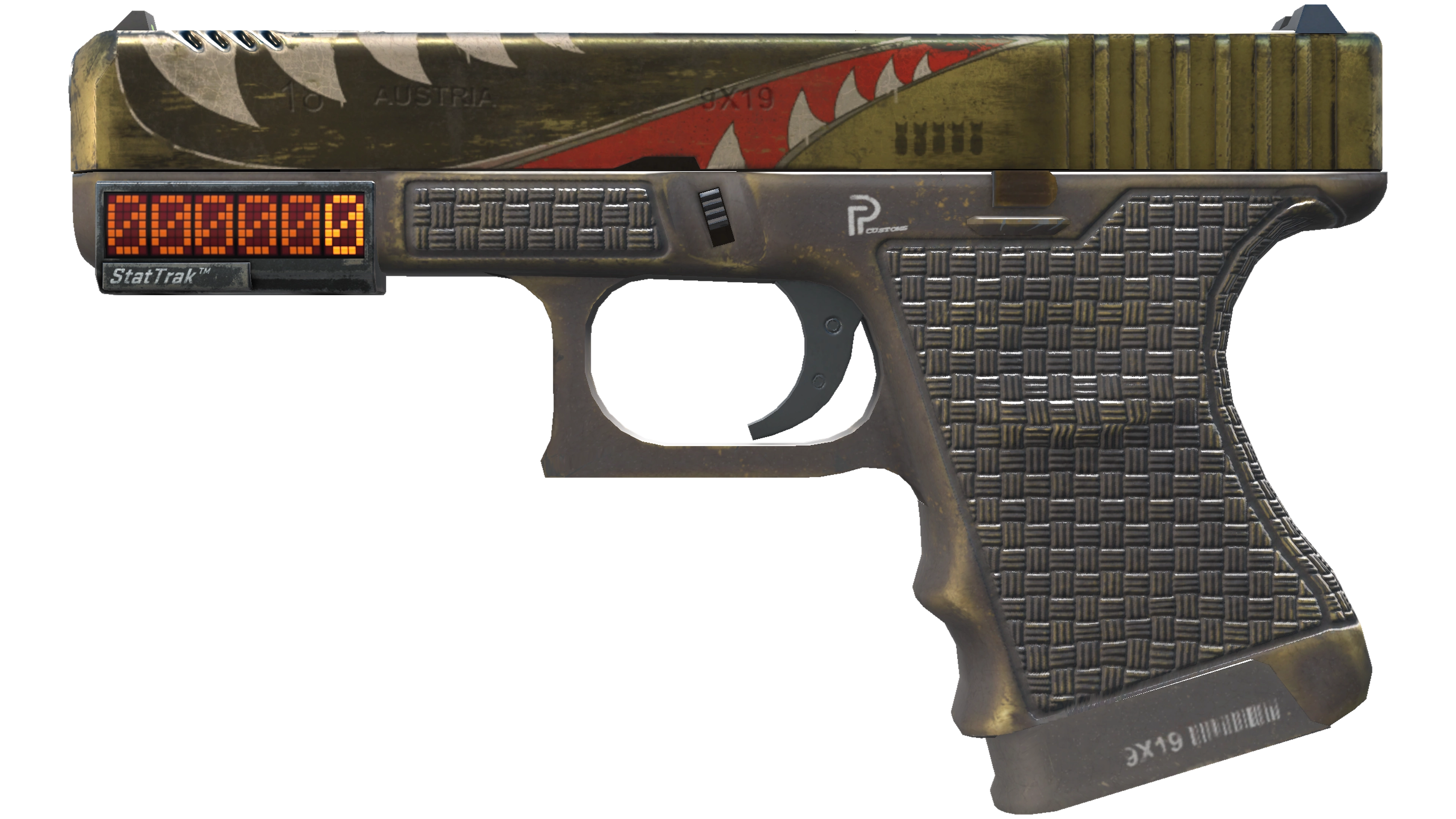 StatTrak™ Glock-18 | Warhawk (Field-Tested)